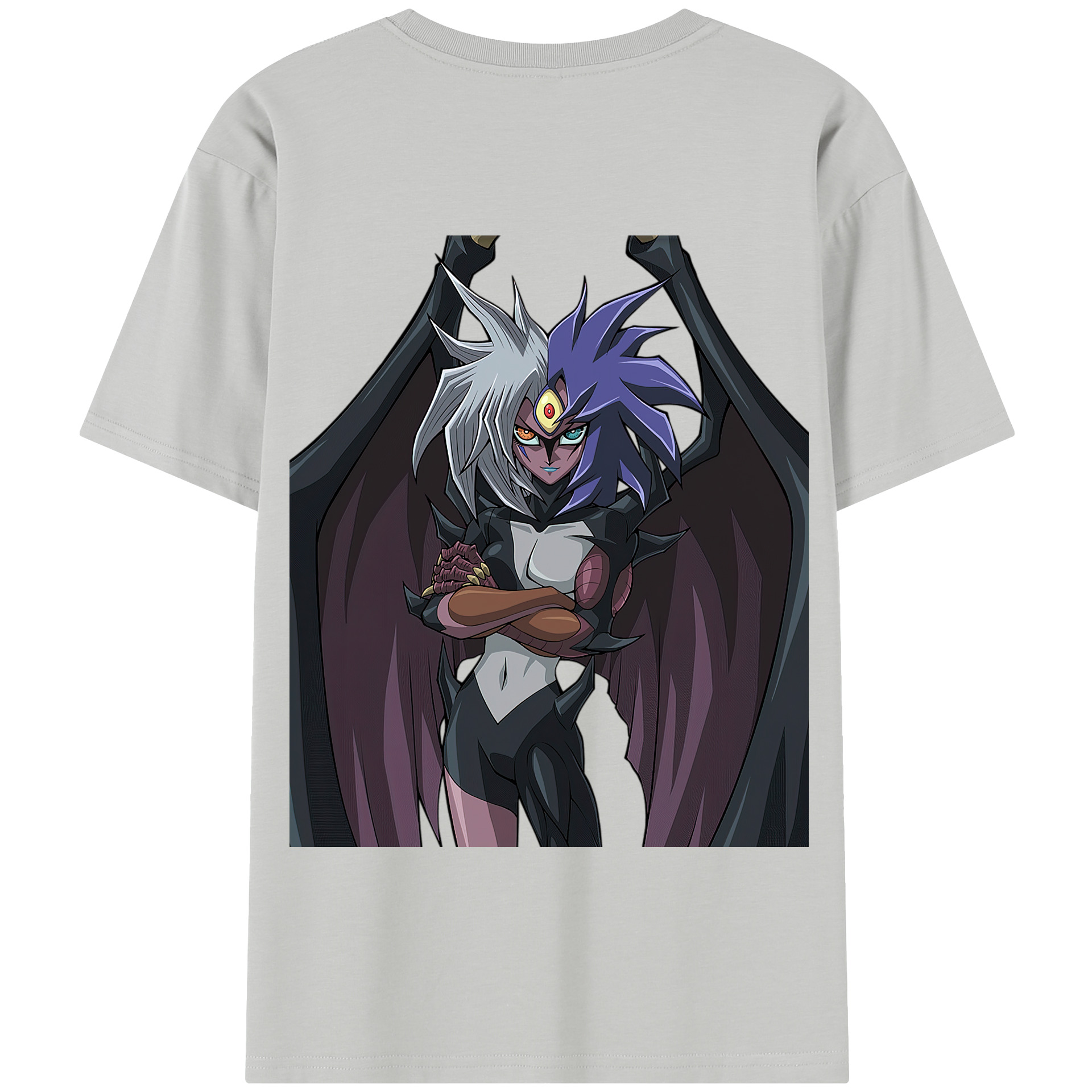 （画像用） 遊☆戯☆王 Yu-Gi-Oh! 綿100％半袖Tシャツ（背面プリント）