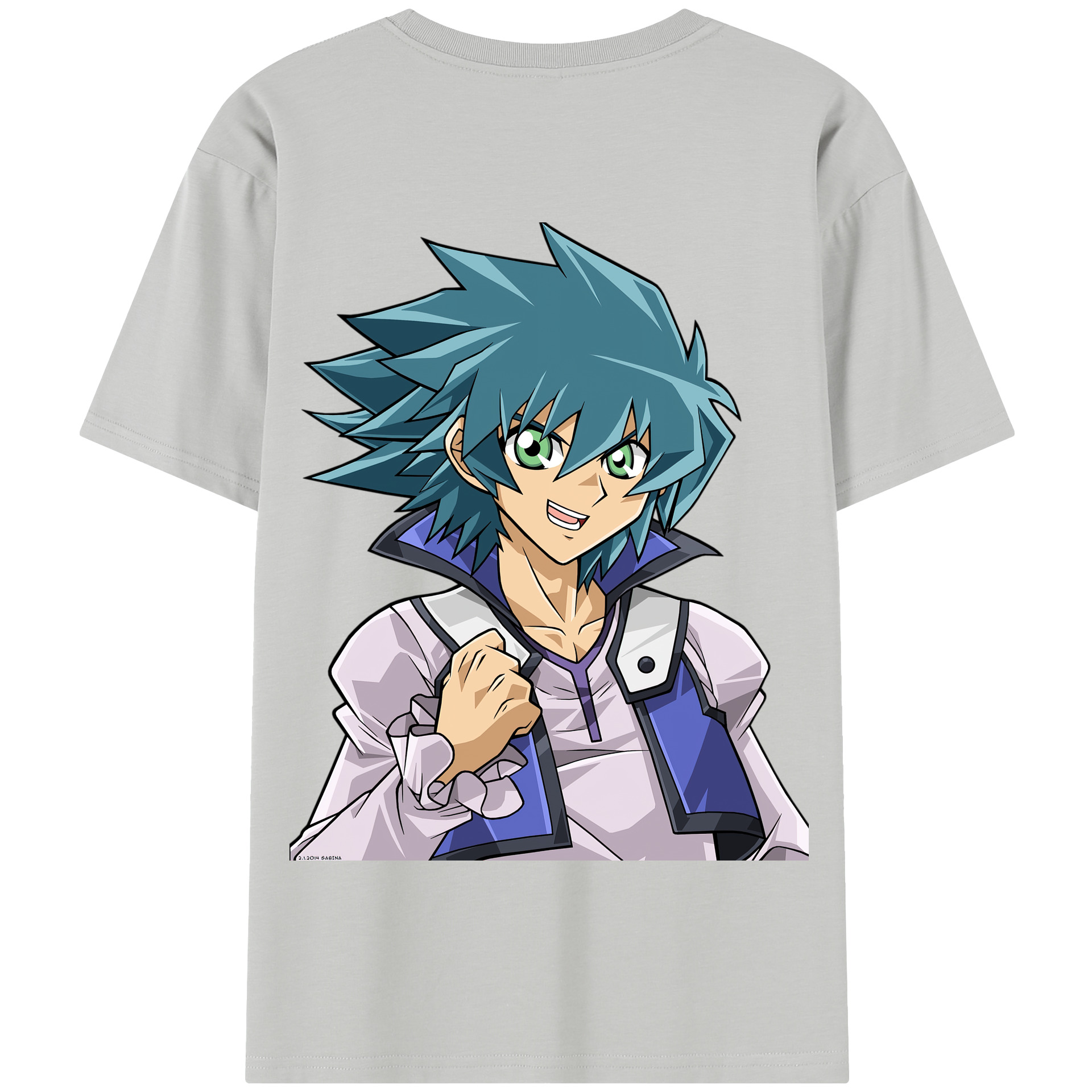 （画像用） 遊☆戯☆王 Yu-Gi-Oh! 綿100％半袖Tシャツ（背面プリント）