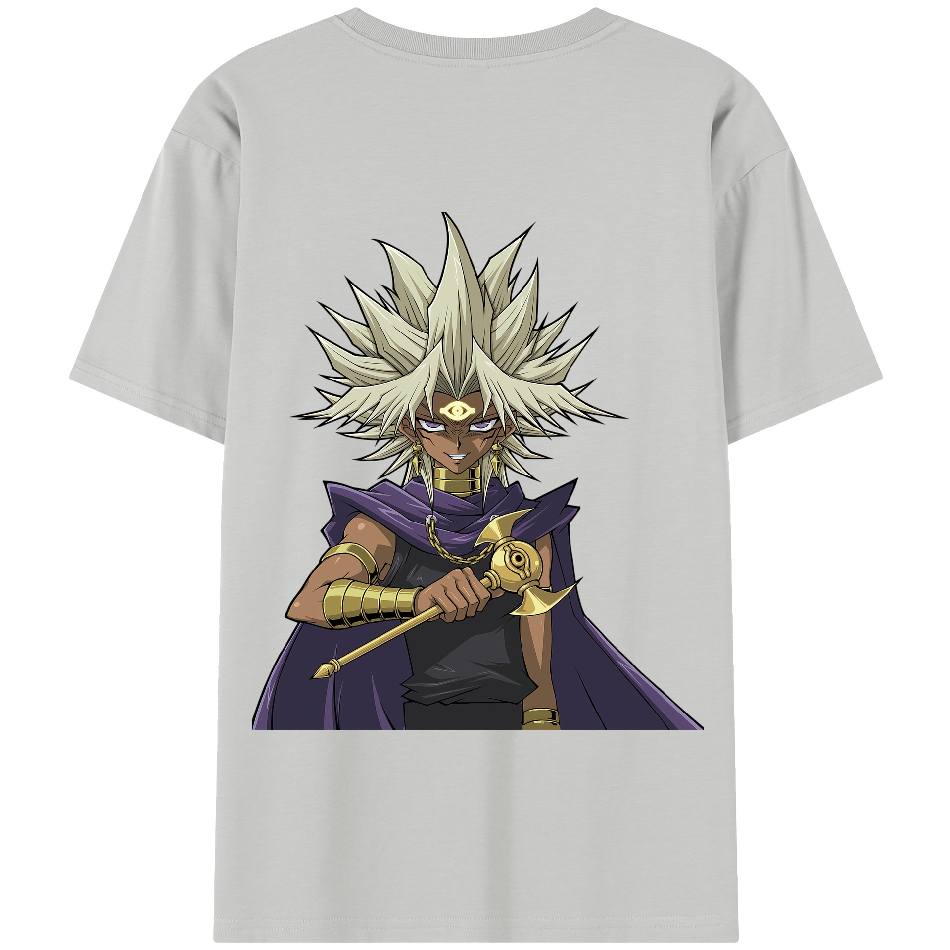（画像用） 遊☆戯☆王 Yu-Gi-Oh! 綿100％半袖Tシャツ（背面プリント）
