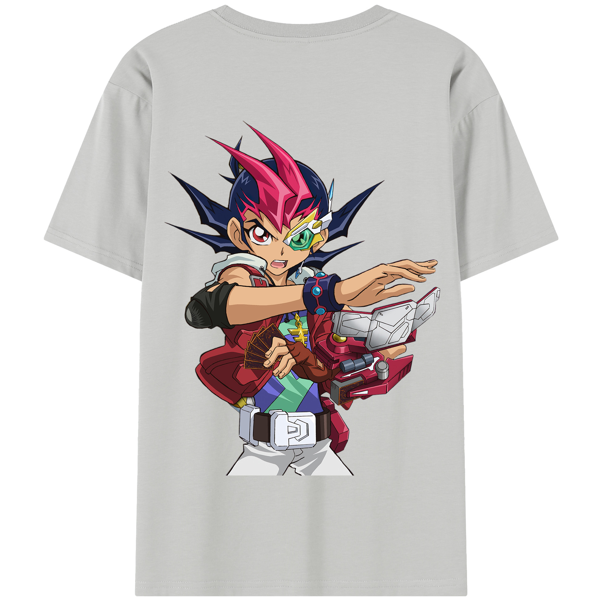 （画像用） 遊☆戯☆王 Yu-Gi-Oh! 綿100％半袖Tシャツ（背面プリント）