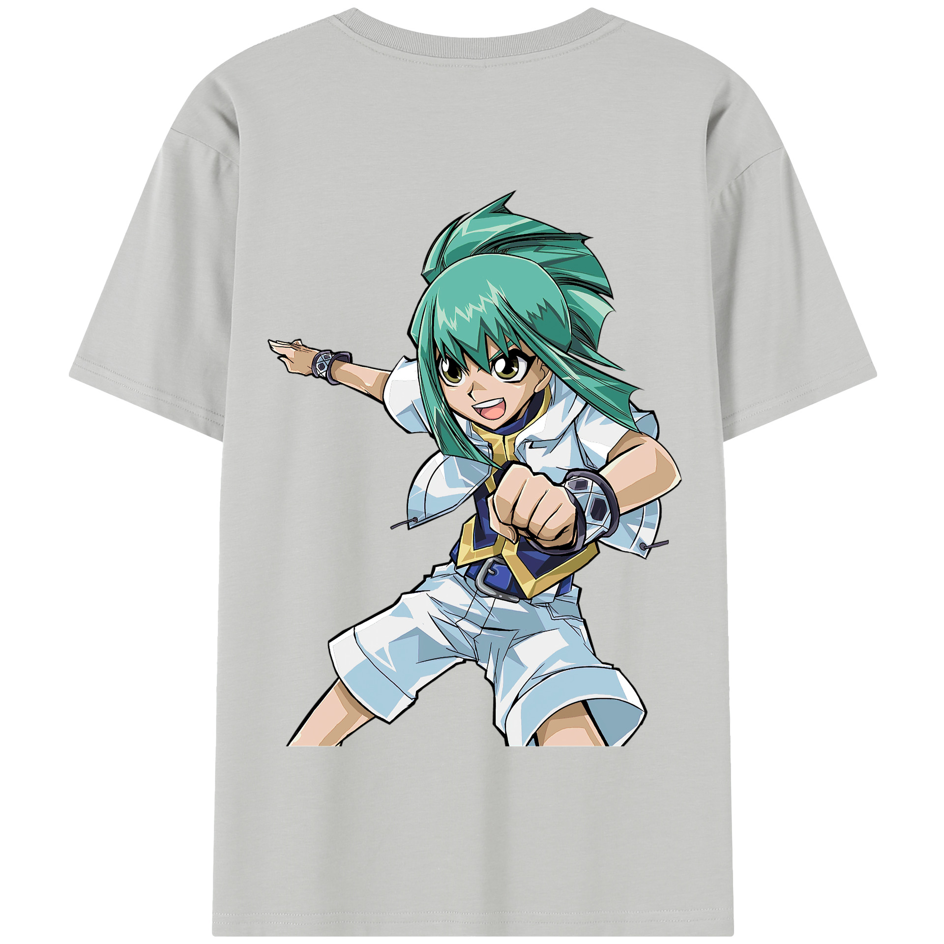 （画像用） 遊☆戯☆王 Yu-Gi-Oh! 綿100％半袖Tシャツ（背面プリント）