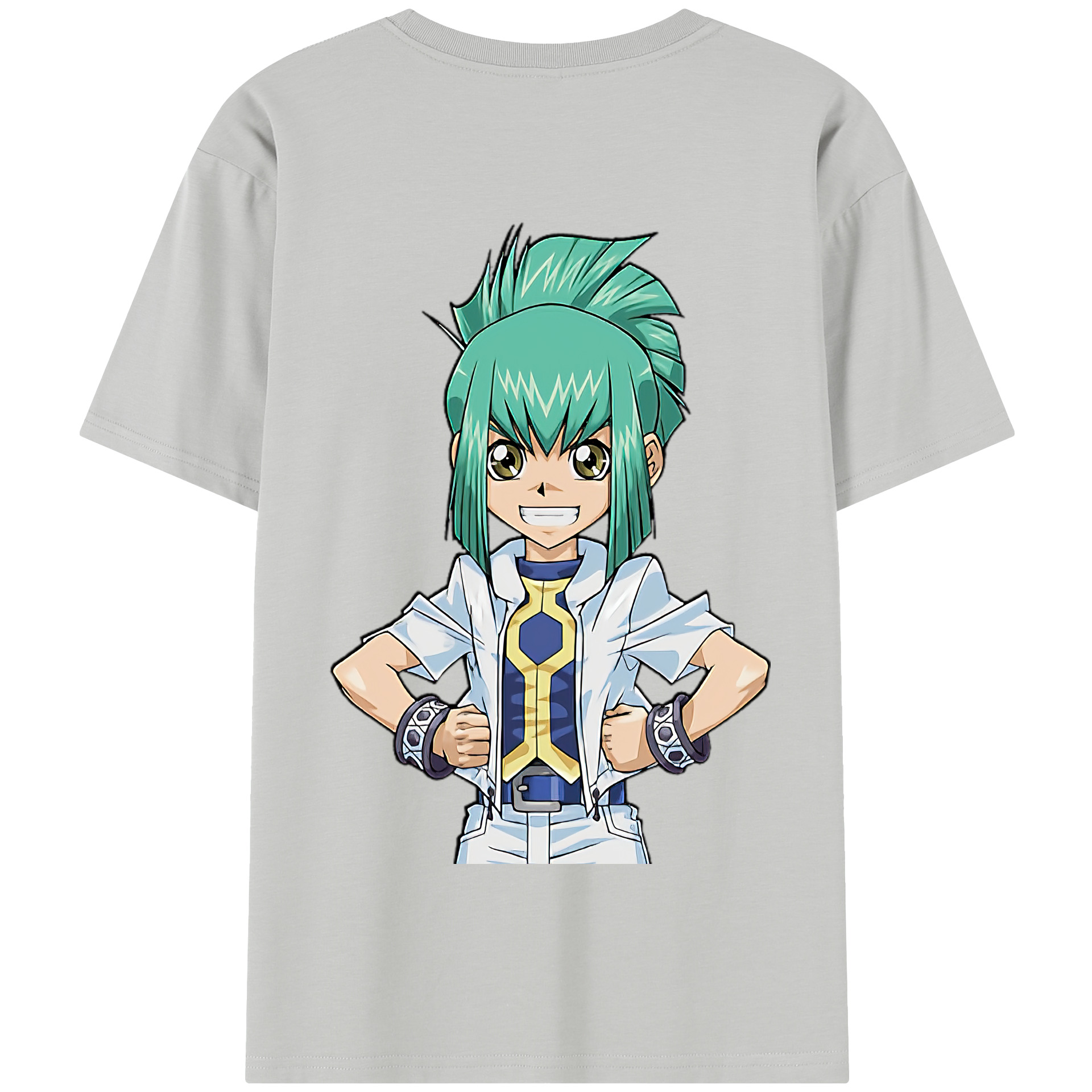 （画像用） 遊☆戯☆王 Yu-Gi-Oh! 綿100％半袖Tシャツ（背面プリント）