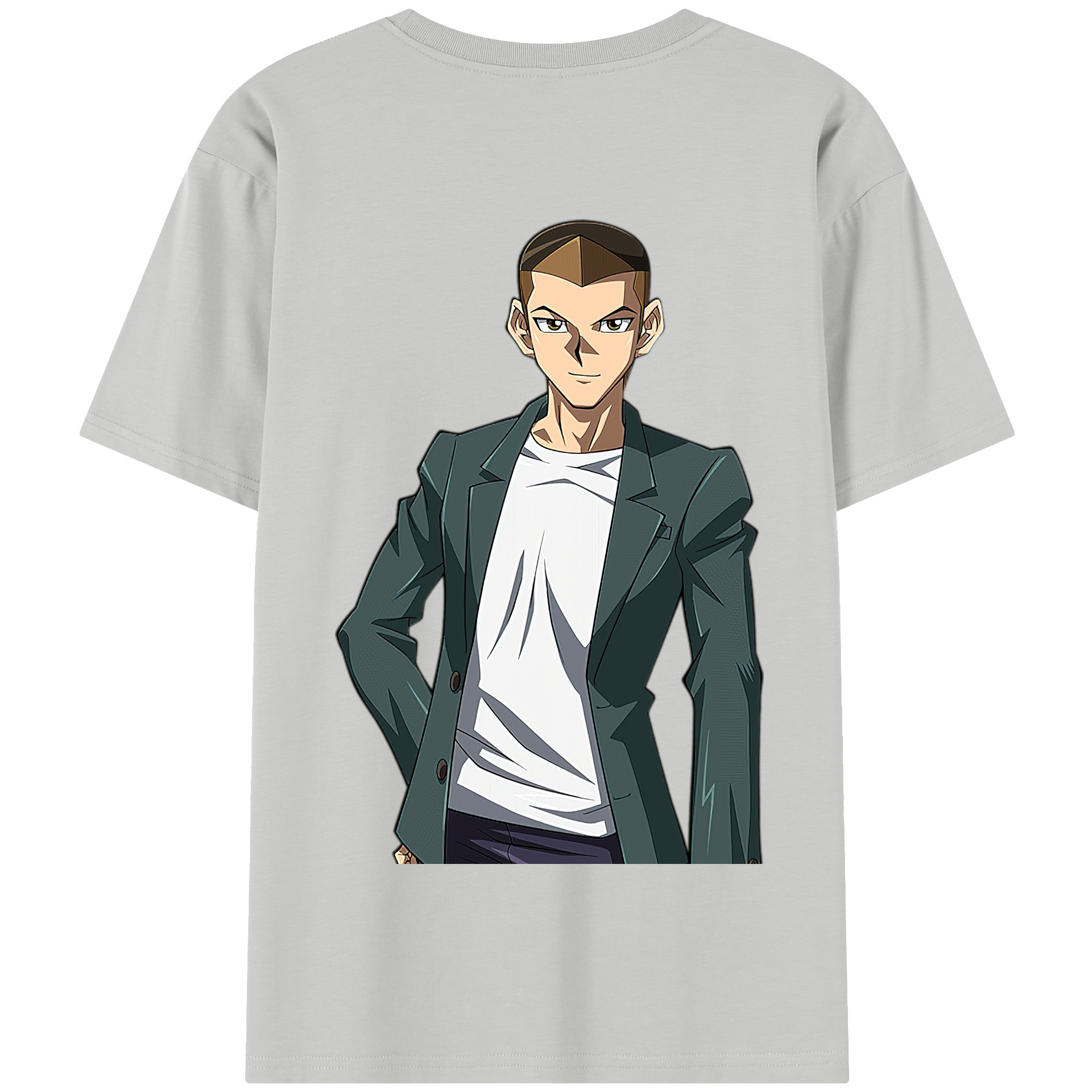 （画像用） 遊☆戯☆王 Yu-Gi-Oh! 綿100％半袖Tシャツ（背面プリント）