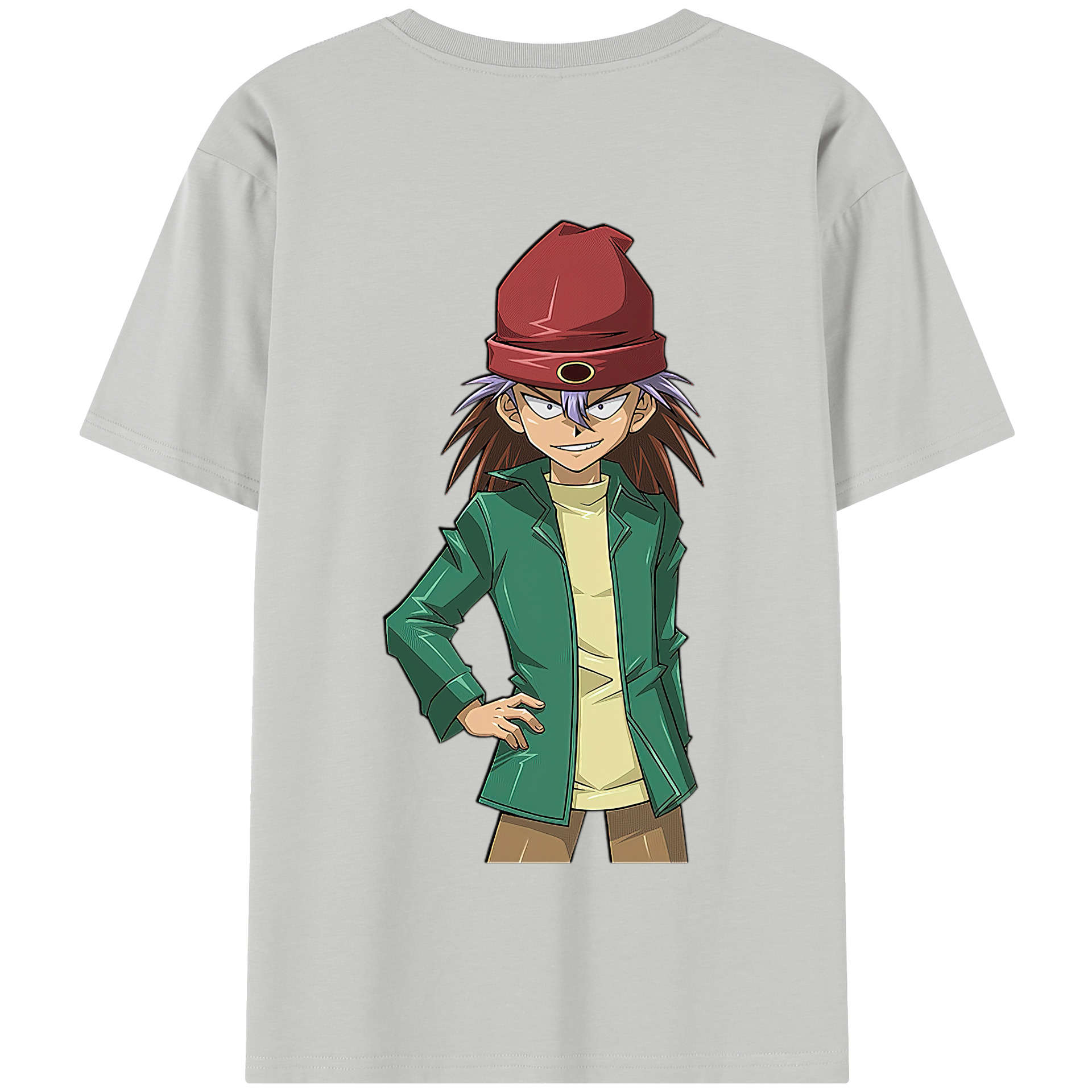 （画像用） 遊☆戯☆王 Yu-Gi-Oh! 綿100％半袖Tシャツ（背面プリント）