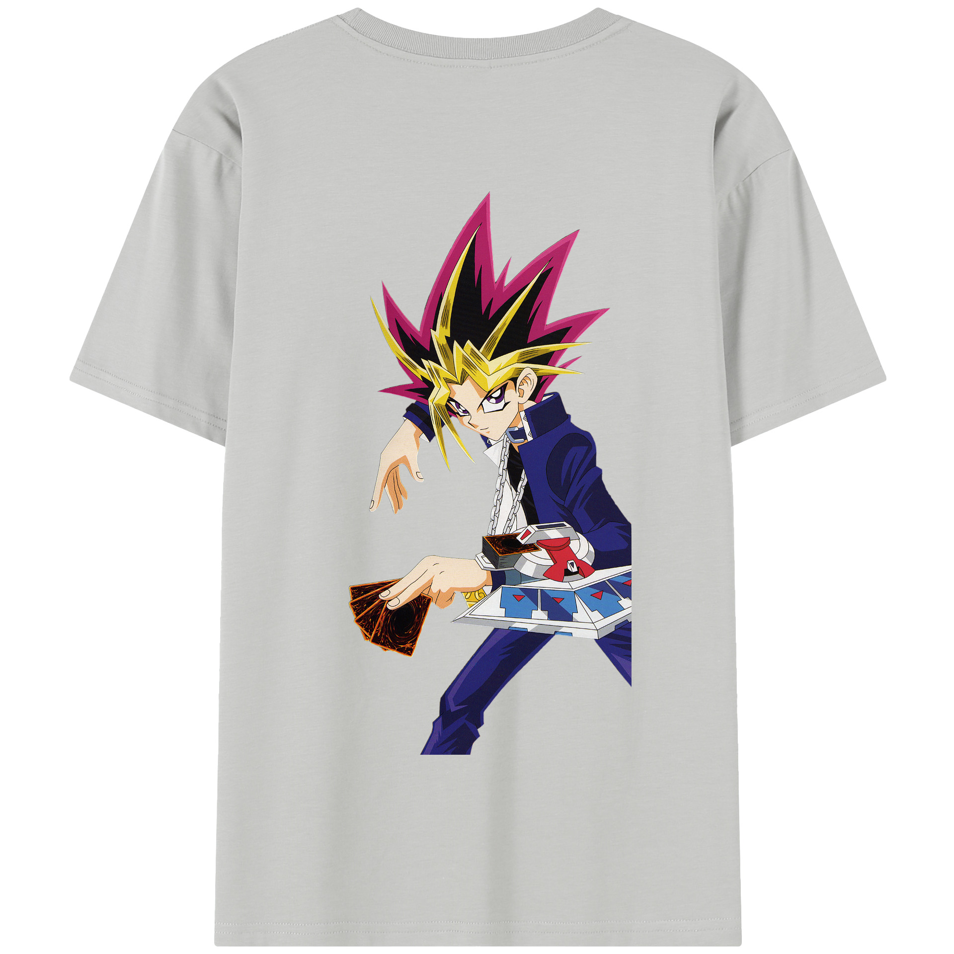 （画像用） 遊☆戯☆王 Yu-Gi-Oh! 綿100％半袖Tシャツ（背面プリント）