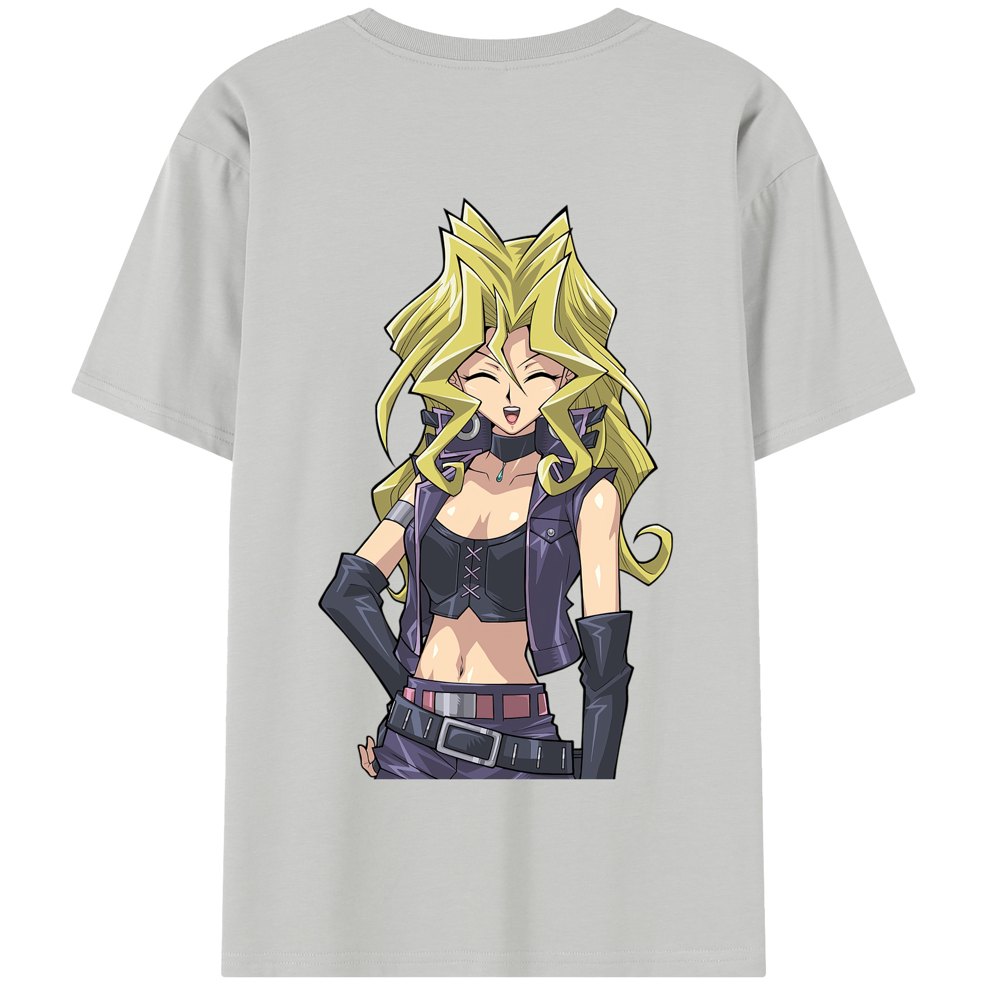 （画像用） 遊☆戯☆王 Yu-Gi-Oh! 綿100％半袖Tシャツ（背面プリント）