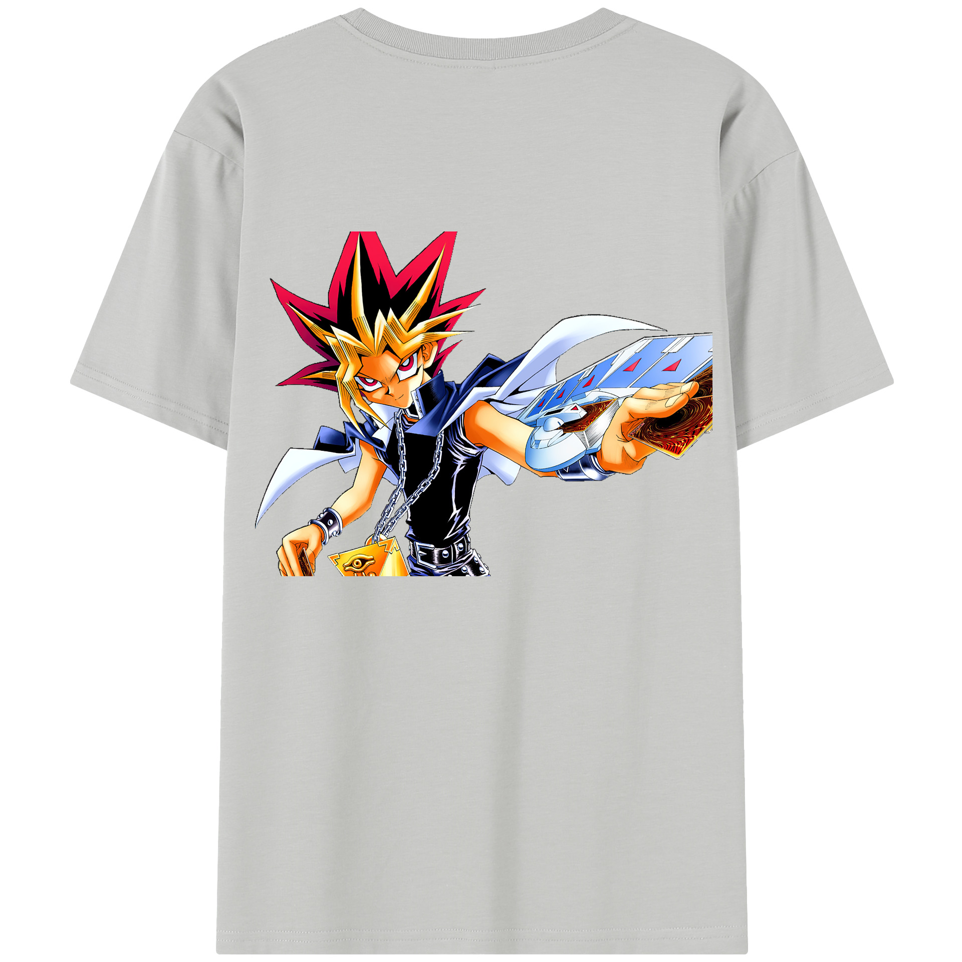 （画像用） 遊☆戯☆王 Yu-Gi-Oh! 綿100％半袖Tシャツ（背面プリント）