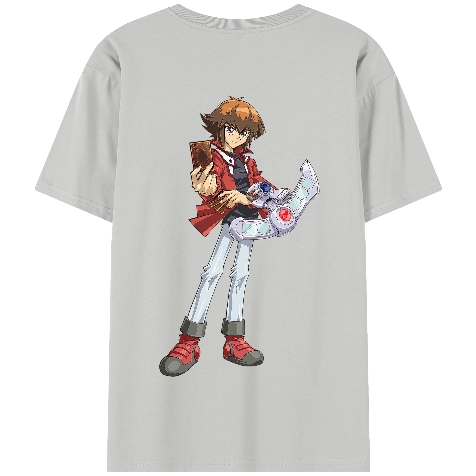 （画像用） 遊☆戯☆王 Yu-Gi-Oh! 綿100％半袖Tシャツ（背面プリント）