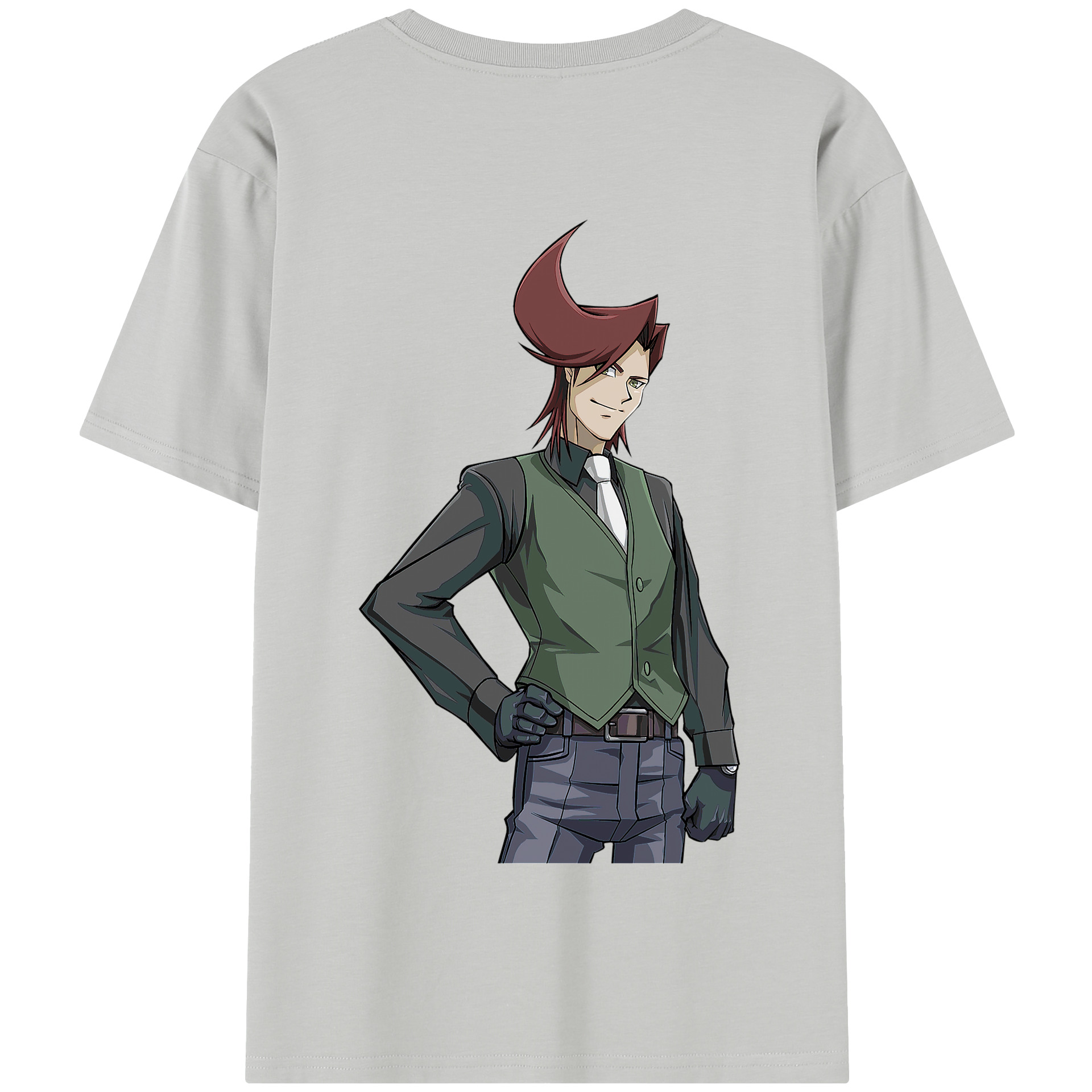 （画像用） 遊☆戯☆王 Yu-Gi-Oh! 綿100％半袖Tシャツ（背面プリント）