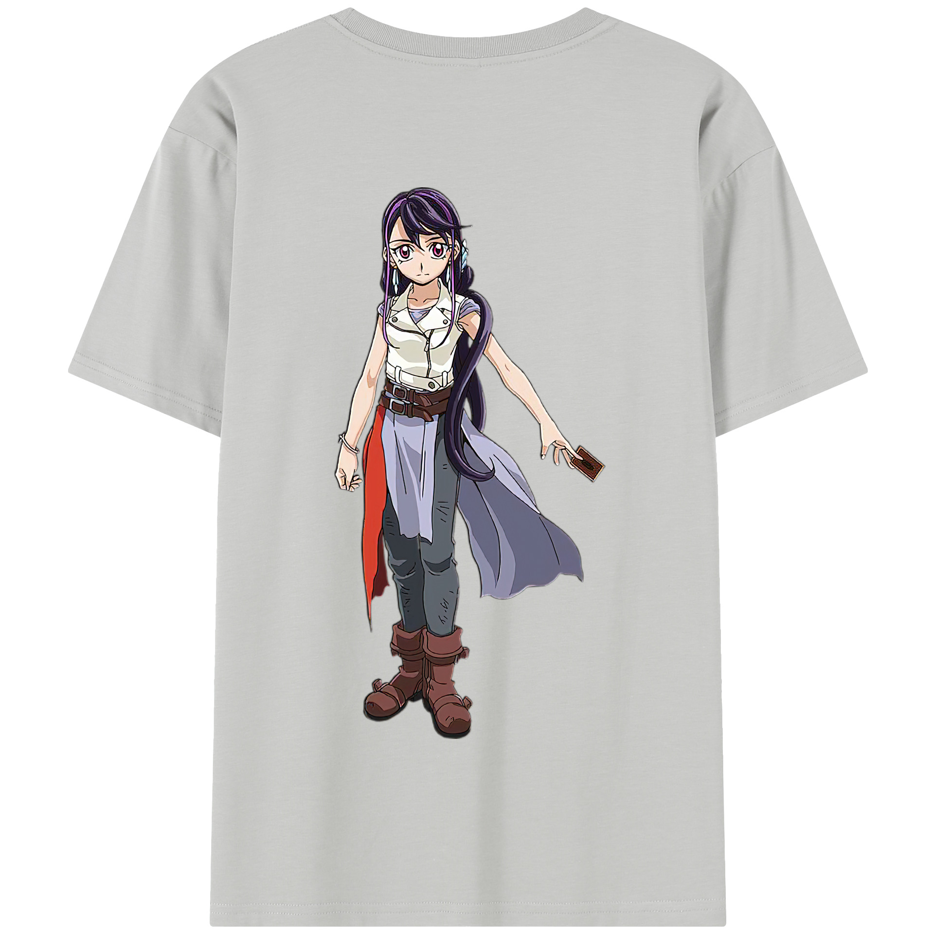 （画像用） 遊☆戯☆王 Yu-Gi-Oh! 綿100％半袖Tシャツ（背面プリント）
