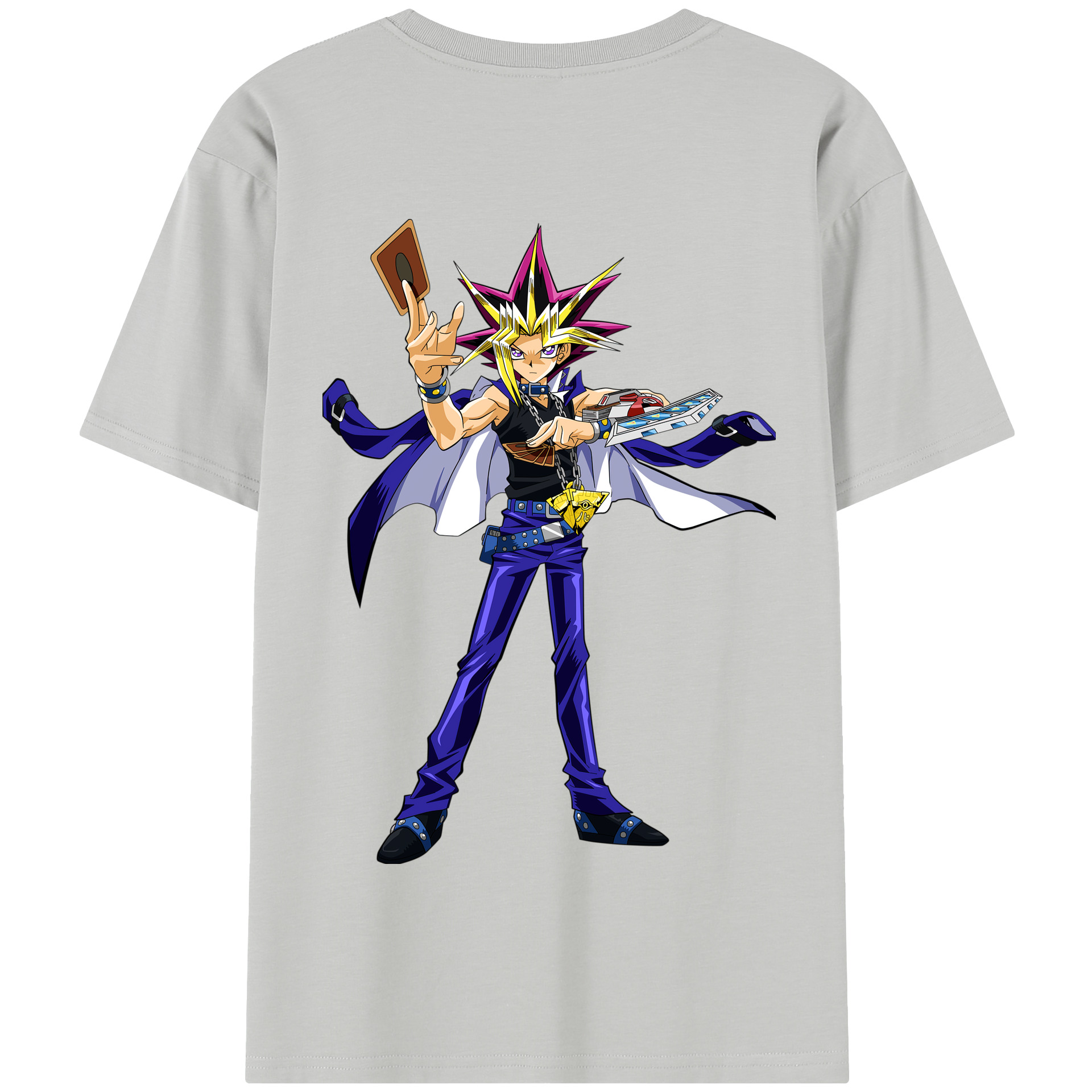 （画像用） 遊☆戯☆王 Yu-Gi-Oh! 綿100％半袖Tシャツ（背面プリント）