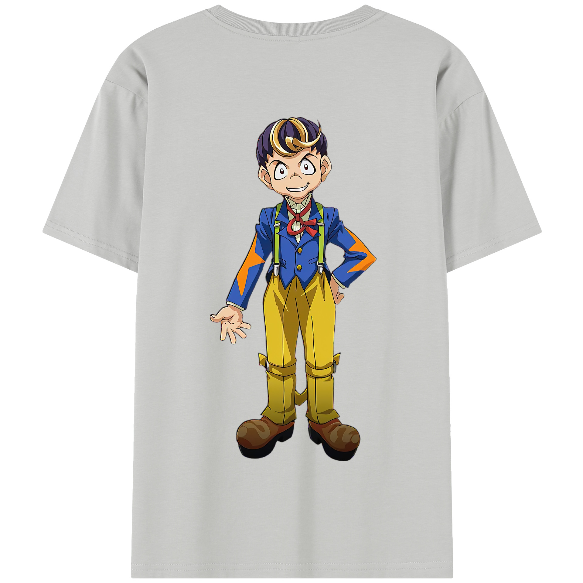 （画像用） 遊☆戯☆王 Yu-Gi-Oh! 綿100％半袖Tシャツ（背面プリント）