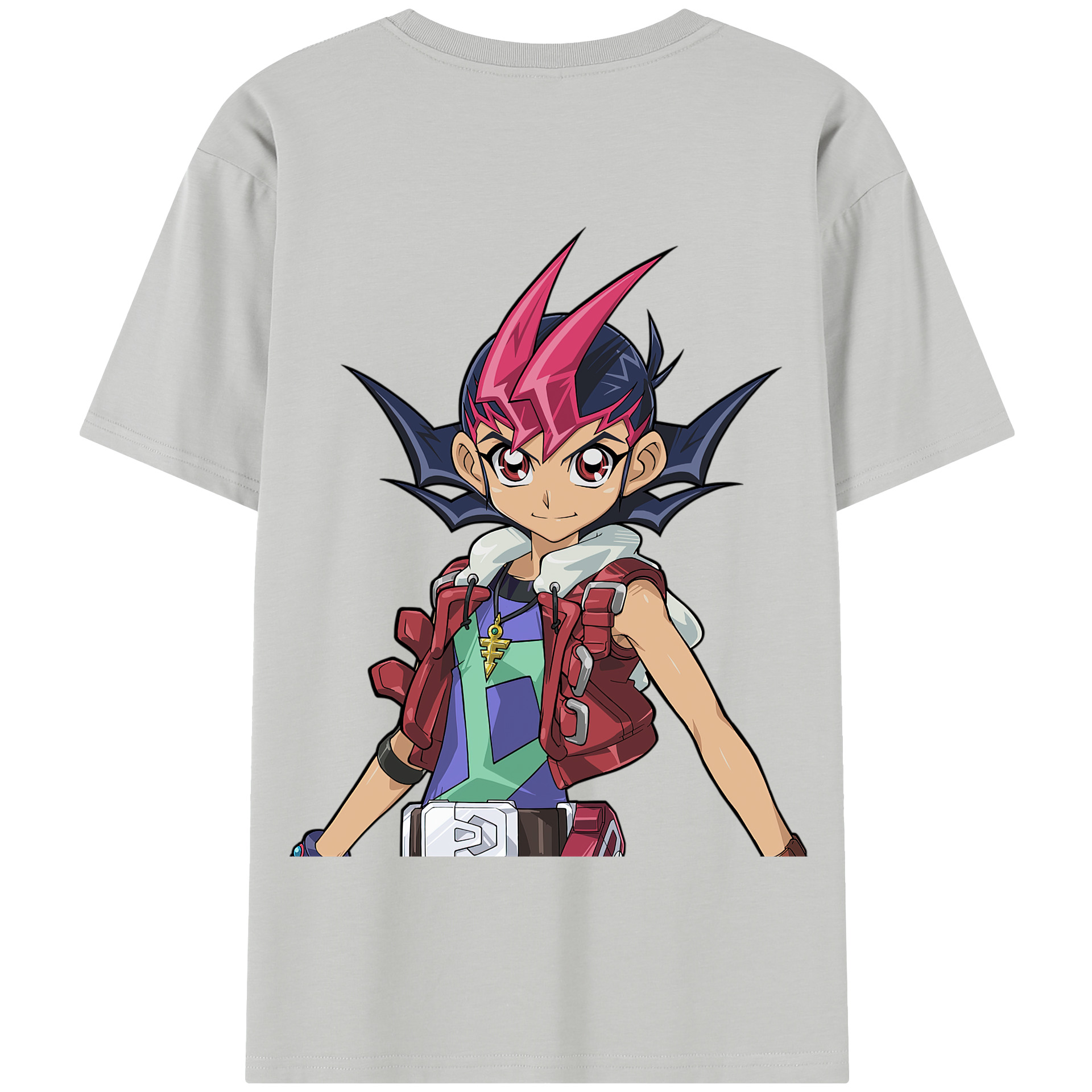 （画像用） 遊☆戯☆王 Yu-Gi-Oh! 綿100％半袖Tシャツ（背面プリント）