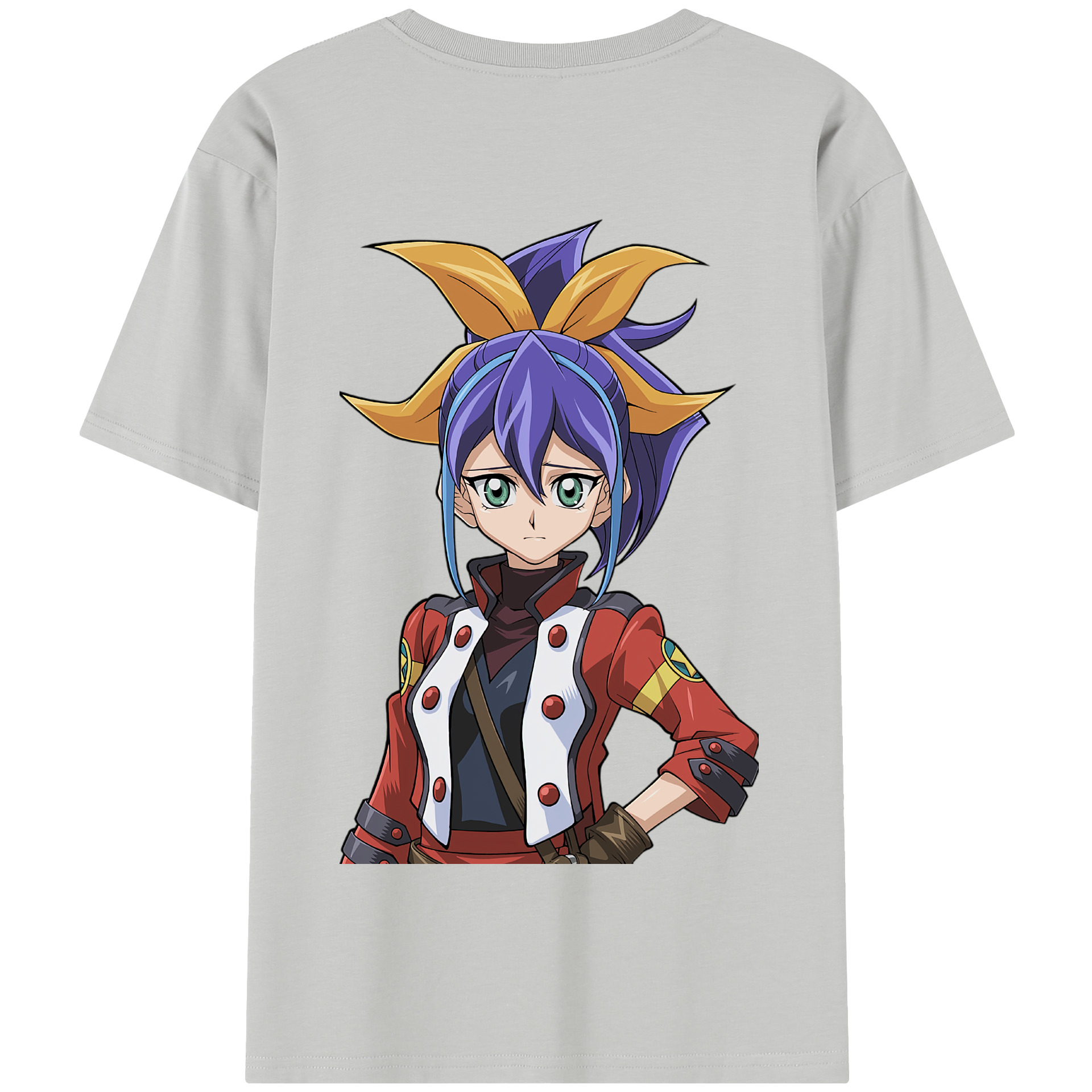 （画像用） 遊☆戯☆王 Yu-Gi-Oh! 綿100％半袖Tシャツ（背面プリント）