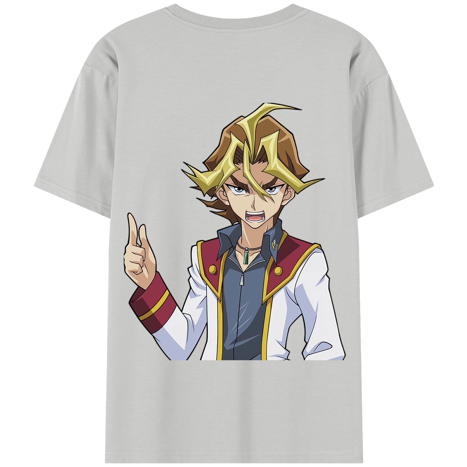 （画像用） 遊☆戯☆王 Yu-Gi-Oh! 綿100％半袖Tシャツ（背面プリント）