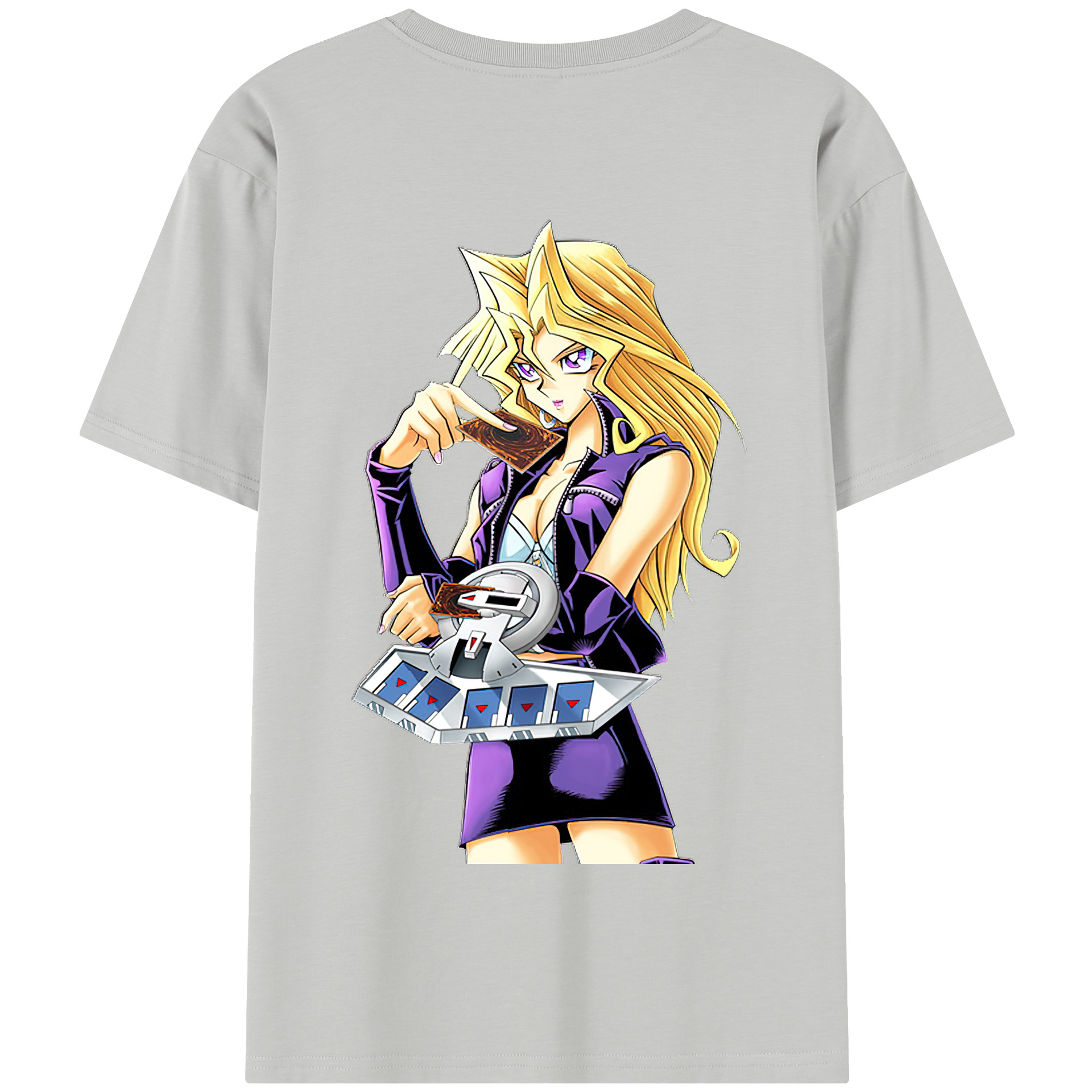 （画像用） 遊☆戯☆王 Yu-Gi-Oh! 綿100％半袖Tシャツ（背面プリント）
