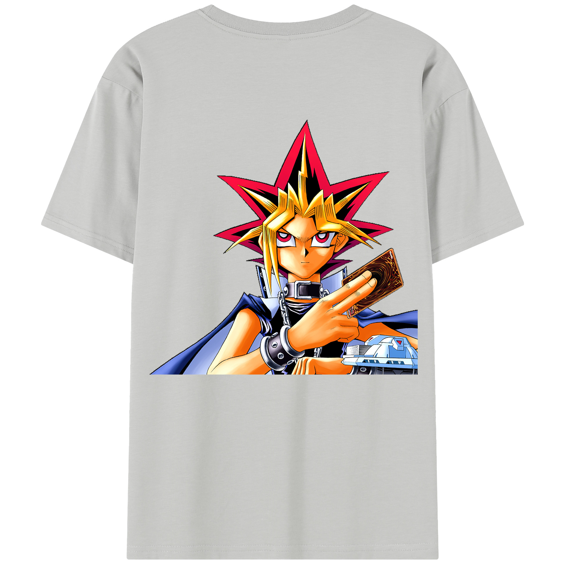 （画像用） 遊☆戯☆王 Yu-Gi-Oh! 綿100％半袖Tシャツ（背面プリント）
