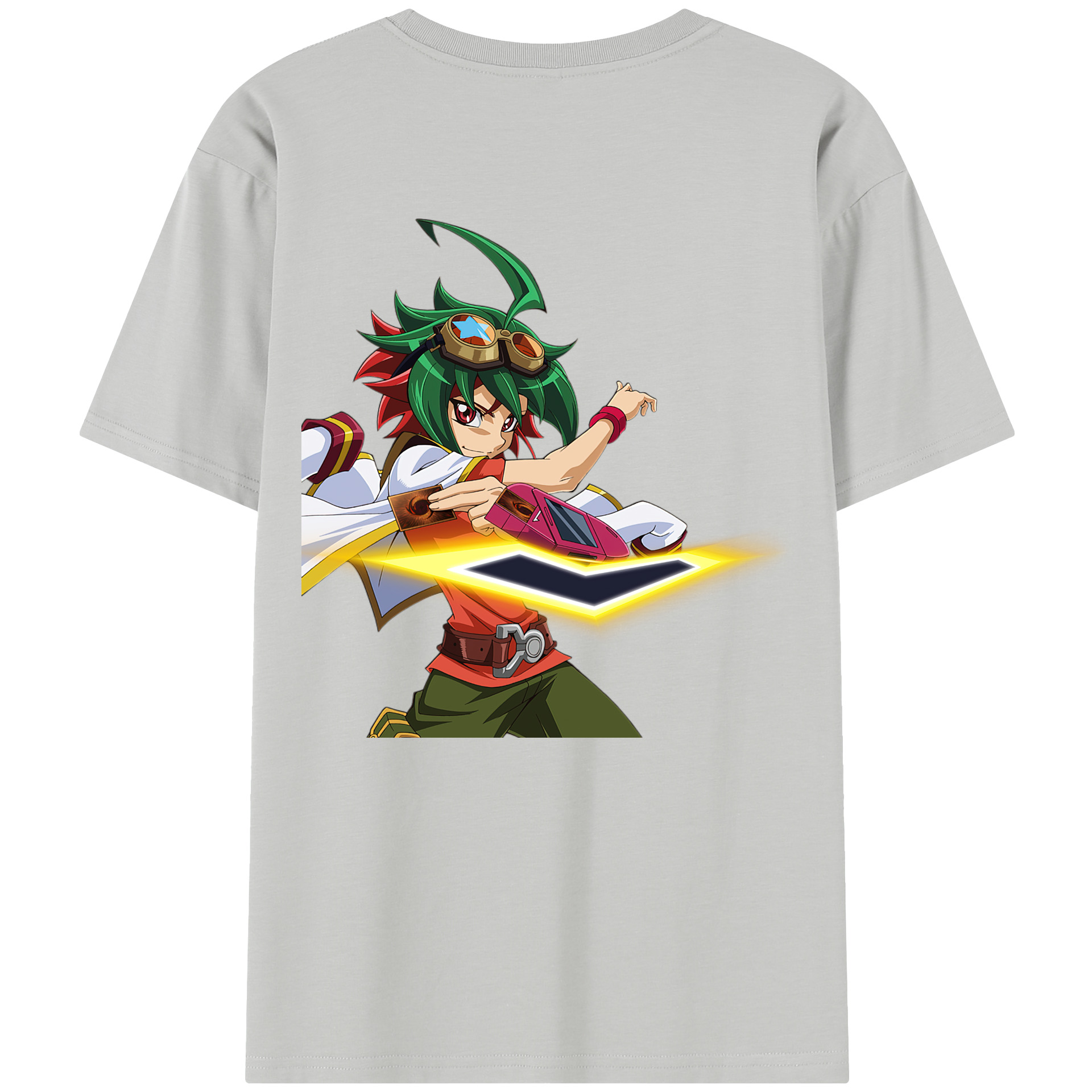 （画像用） 遊☆戯☆王 Yu-Gi-Oh! 綿100％半袖Tシャツ（背面プリント）
