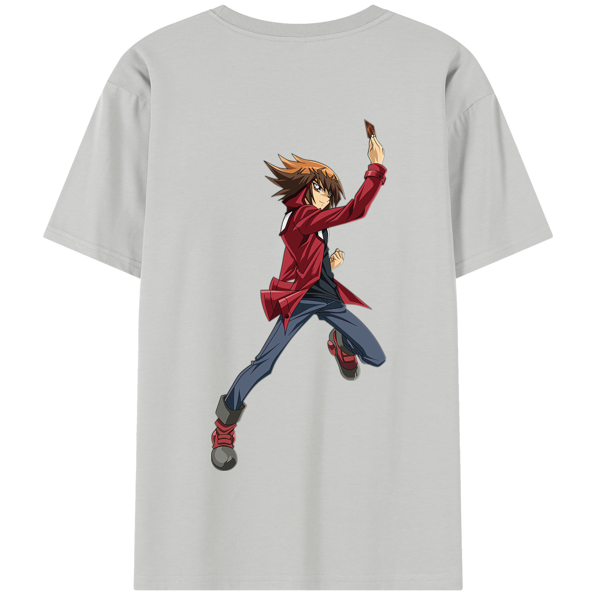 （画像用） 遊☆戯☆王 Yu-Gi-Oh! 綿100％半袖Tシャツ（背面プリント）