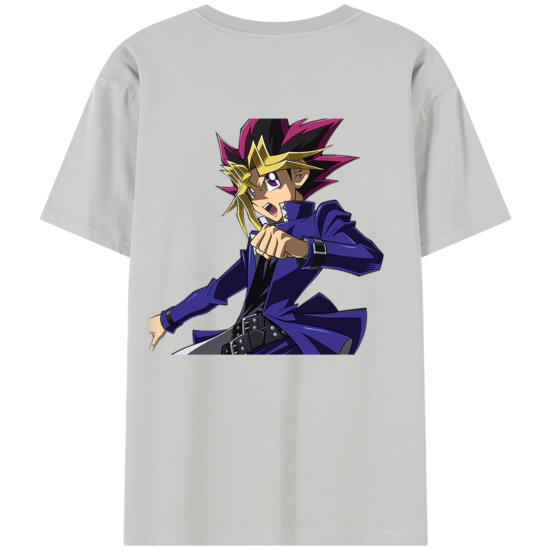 （画像用） 遊☆戯☆王 Yu-Gi-Oh! 綿100％半袖Tシャツ（背面プリント）