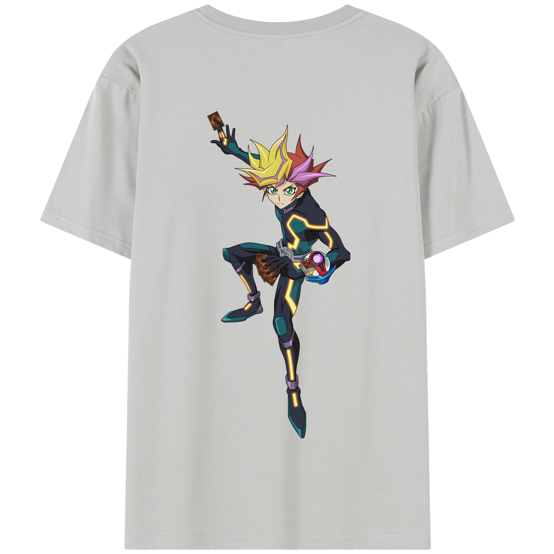 （画像用） 遊☆戯☆王 Yu-Gi-Oh! 綿100％半袖Tシャツ（背面プリント）