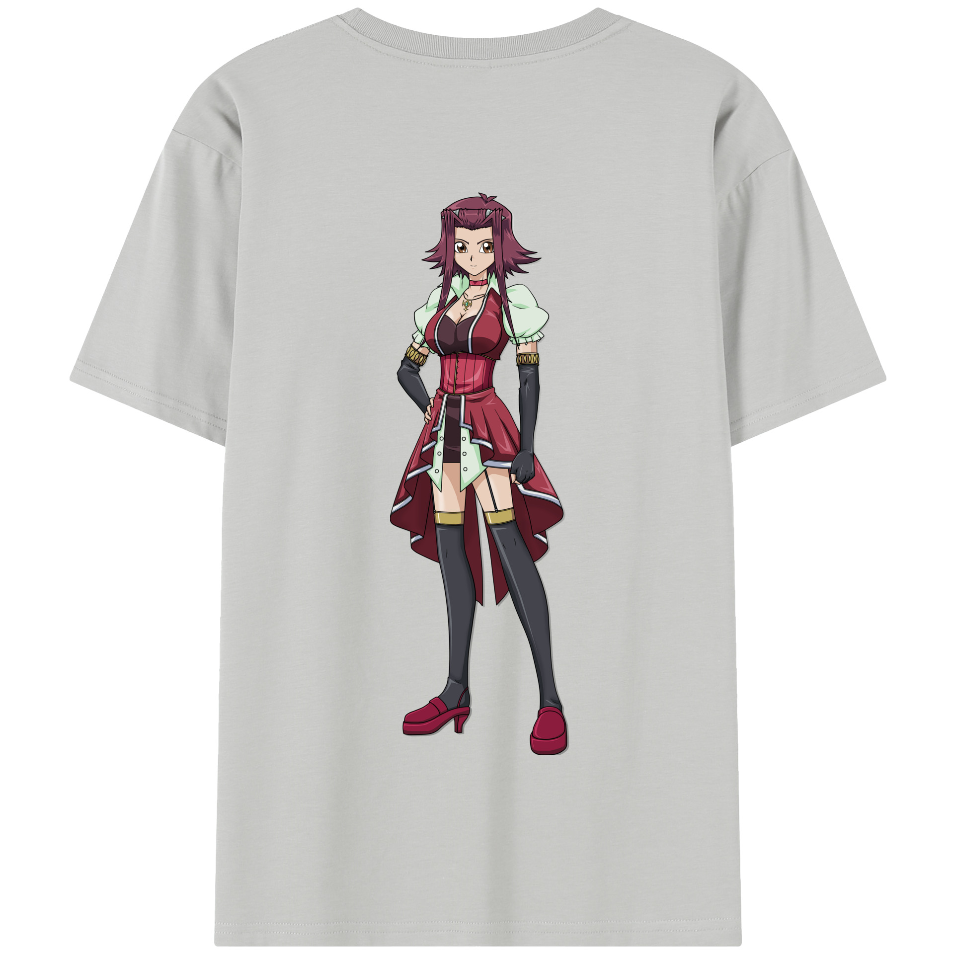 （画像用） 遊☆戯☆王 Yu-Gi-Oh! 綿100％半袖Tシャツ（背面プリント）