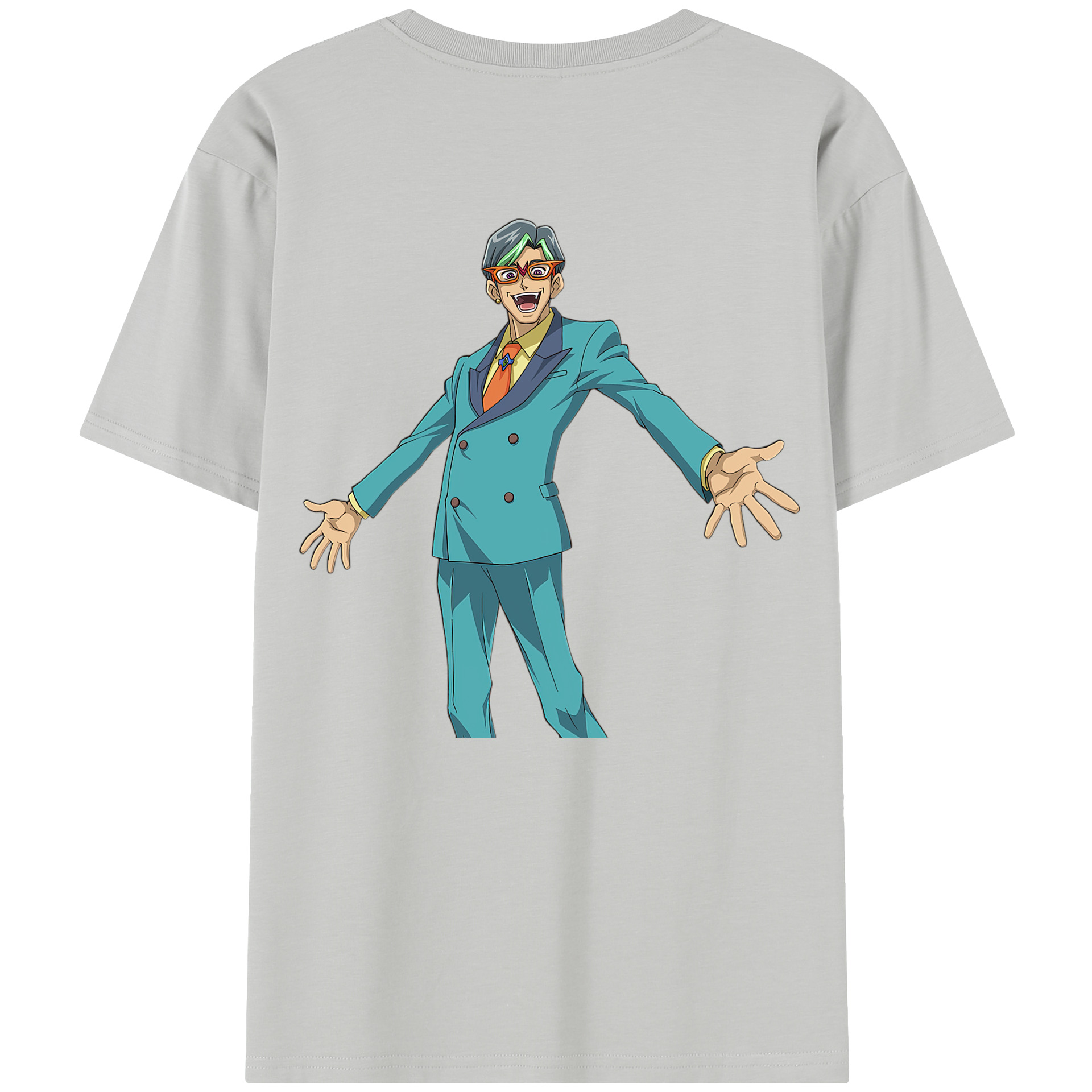 （画像用） 遊☆戯☆王 Yu-Gi-Oh! 綿100％半袖Tシャツ（背面プリント）
