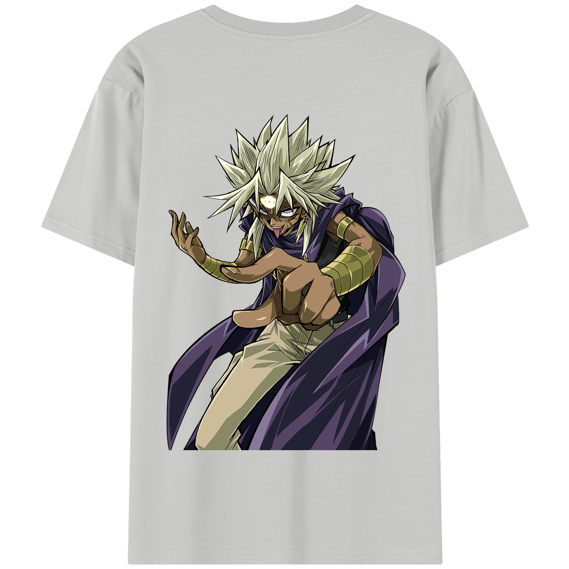 （画像用） 遊☆戯☆王 Yu-Gi-Oh! 綿100％半袖Tシャツ（背面プリント）