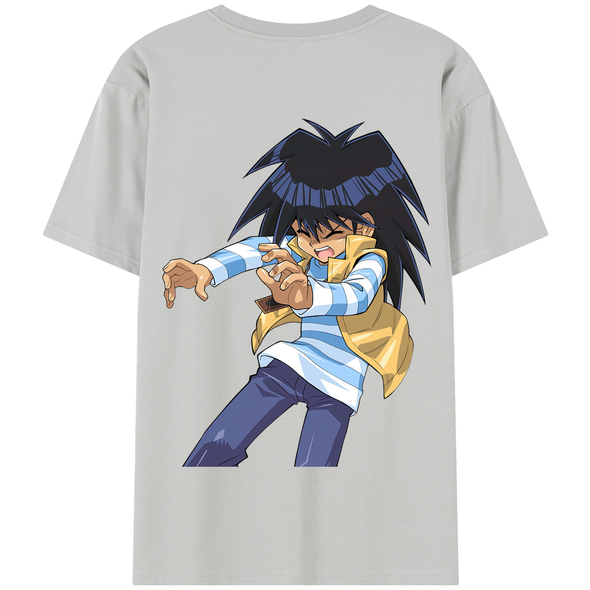 （画像用） 遊☆戯☆王 Yu-Gi-Oh! 綿100％半袖Tシャツ（背面プリント）