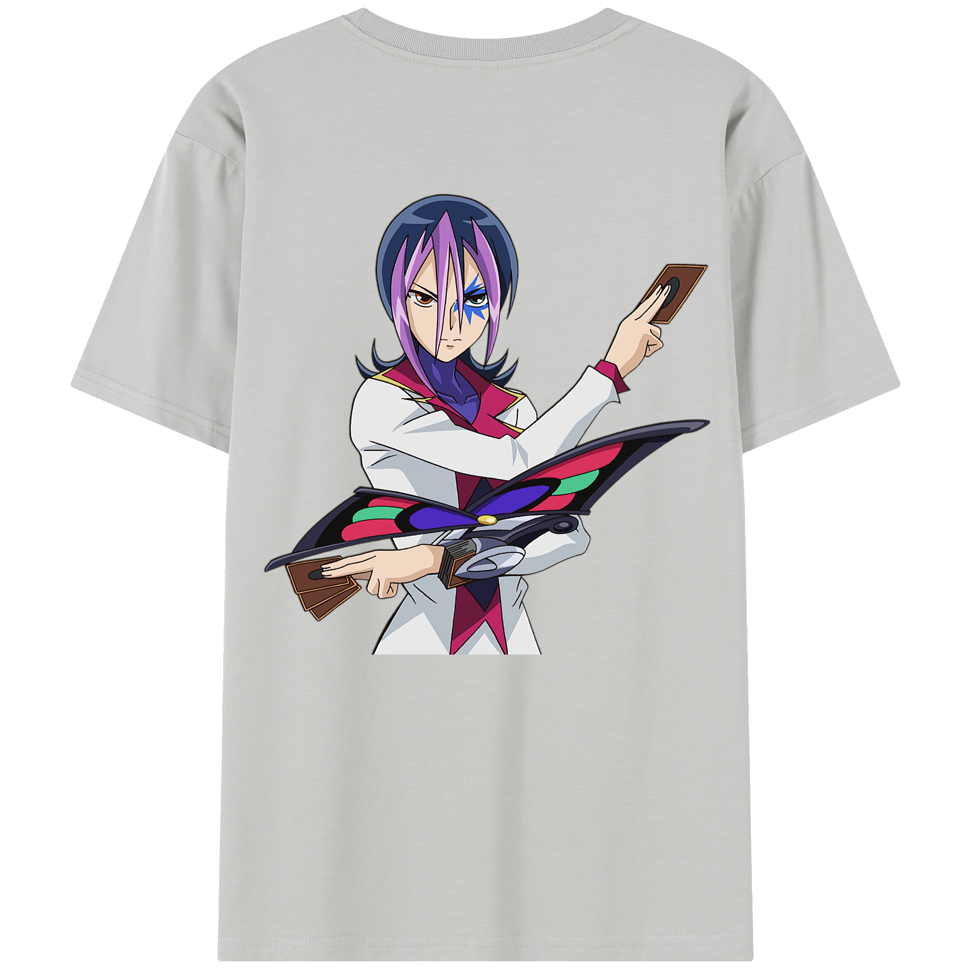（画像用） 遊☆戯☆王 Yu-Gi-Oh! 綿100％半袖Tシャツ（背面プリント）