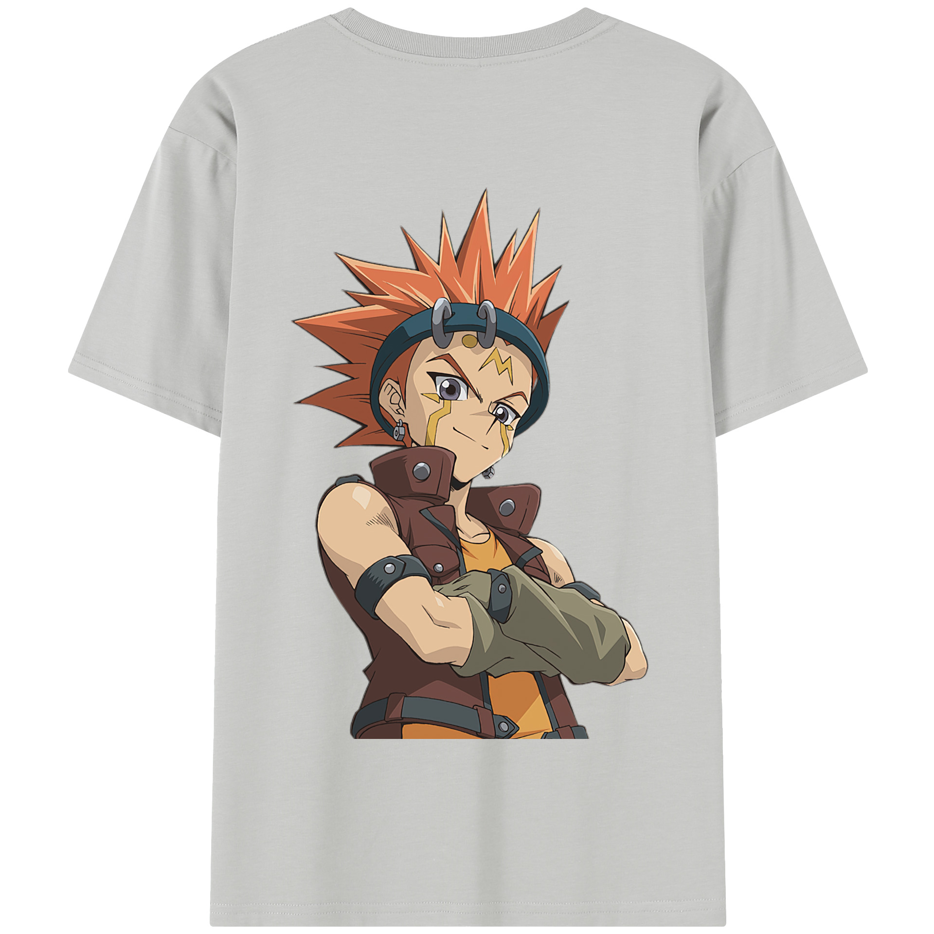 （画像用） 遊☆戯☆王 Yu-Gi-Oh! 綿100％半袖Tシャツ（背面プリント）