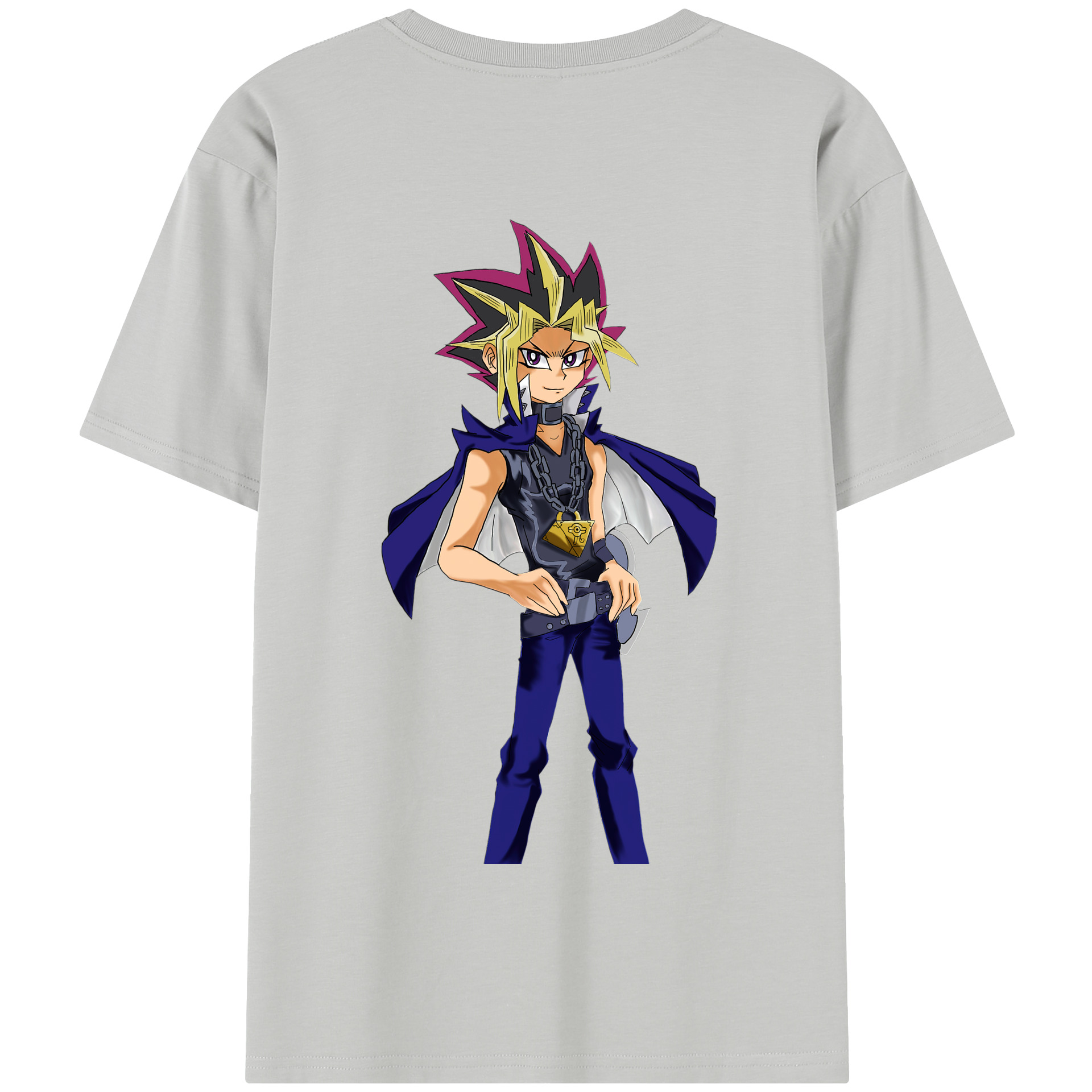 （画像用） 遊☆戯☆王 Yu-Gi-Oh! 綿100％半袖Tシャツ（背面プリント）