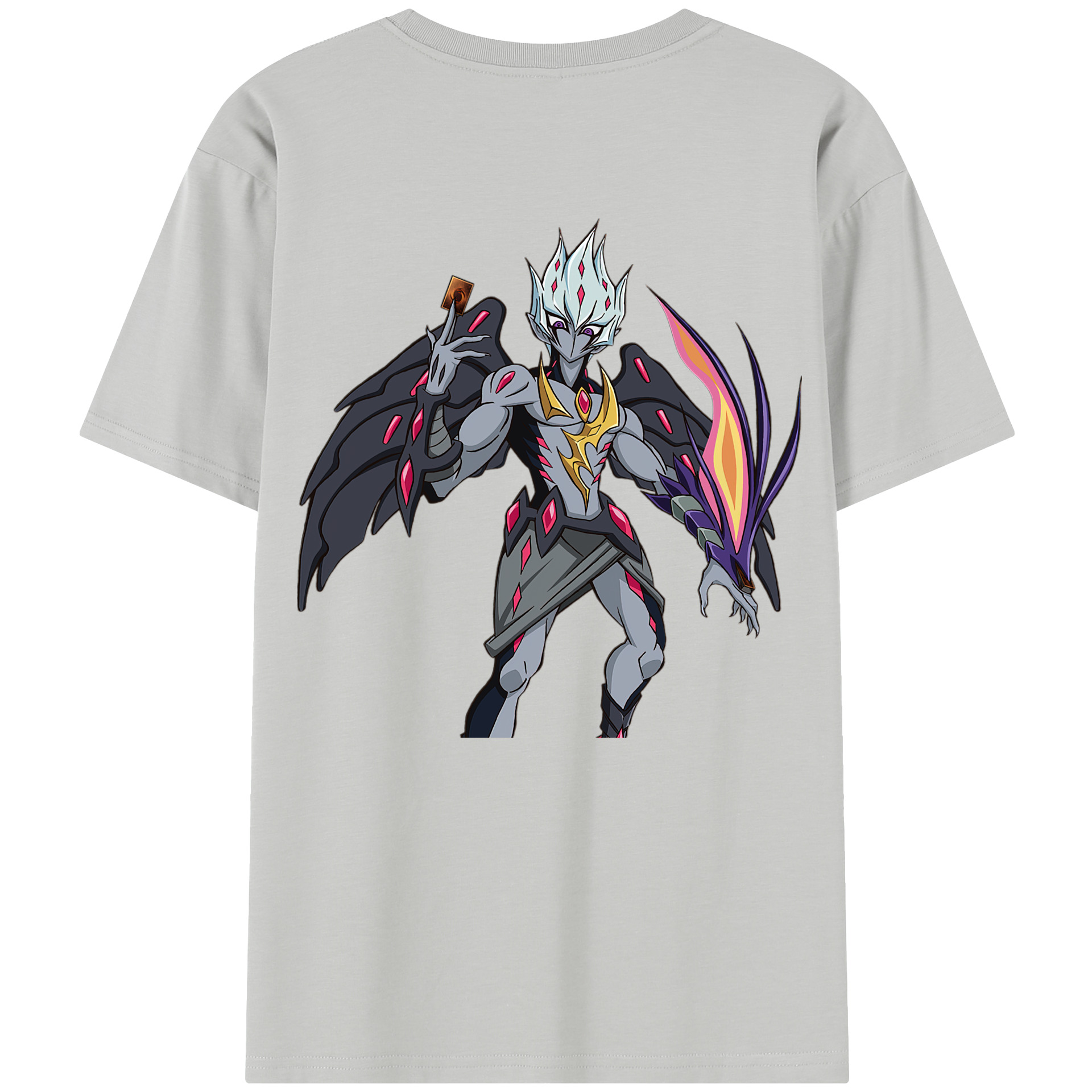 （画像用） 遊☆戯☆王 Yu-Gi-Oh! 綿100％半袖Tシャツ（背面プリント）