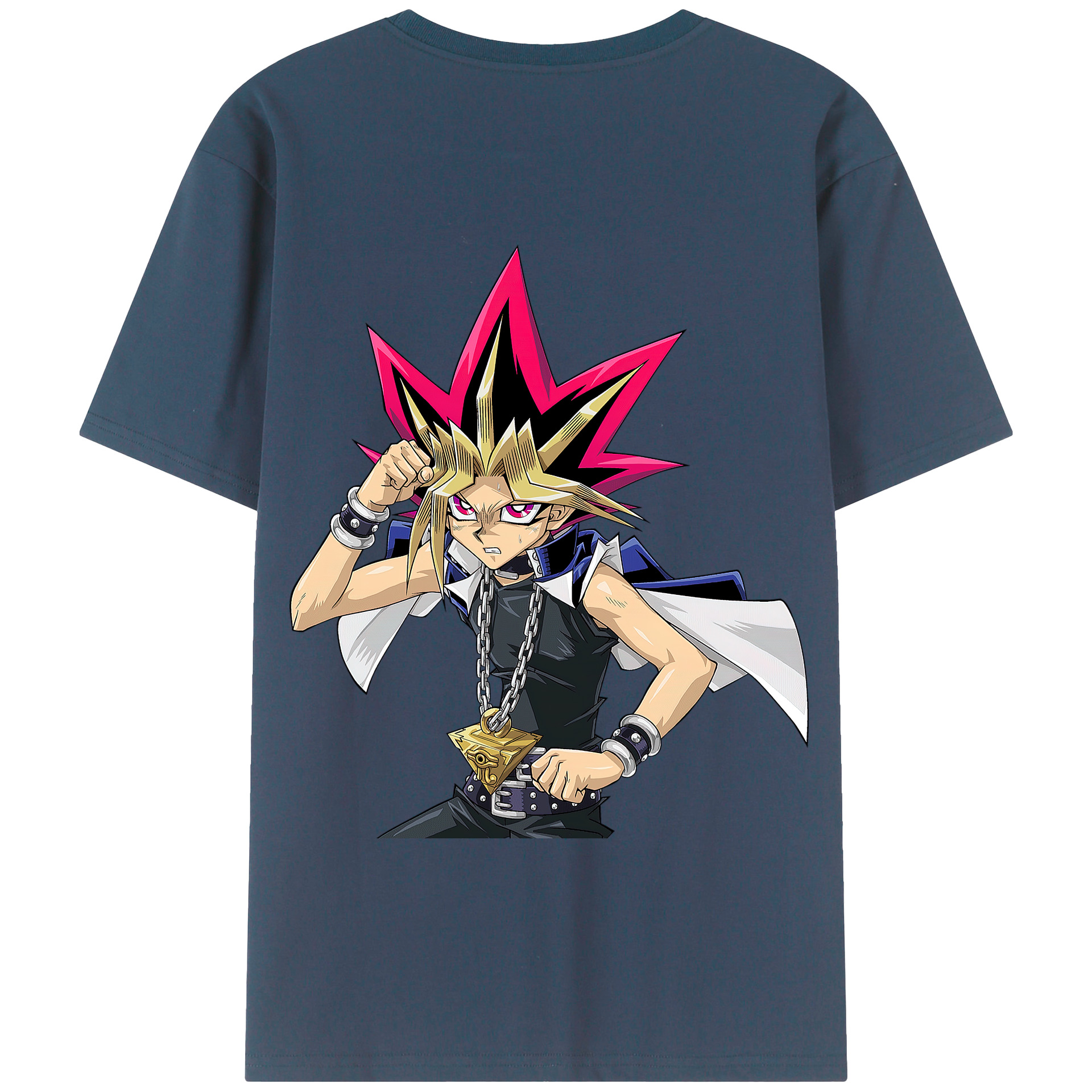 （画像用） 遊☆戯☆王 Yu-Gi-Oh! 綿100％半袖Tシャツ（背面プリント）