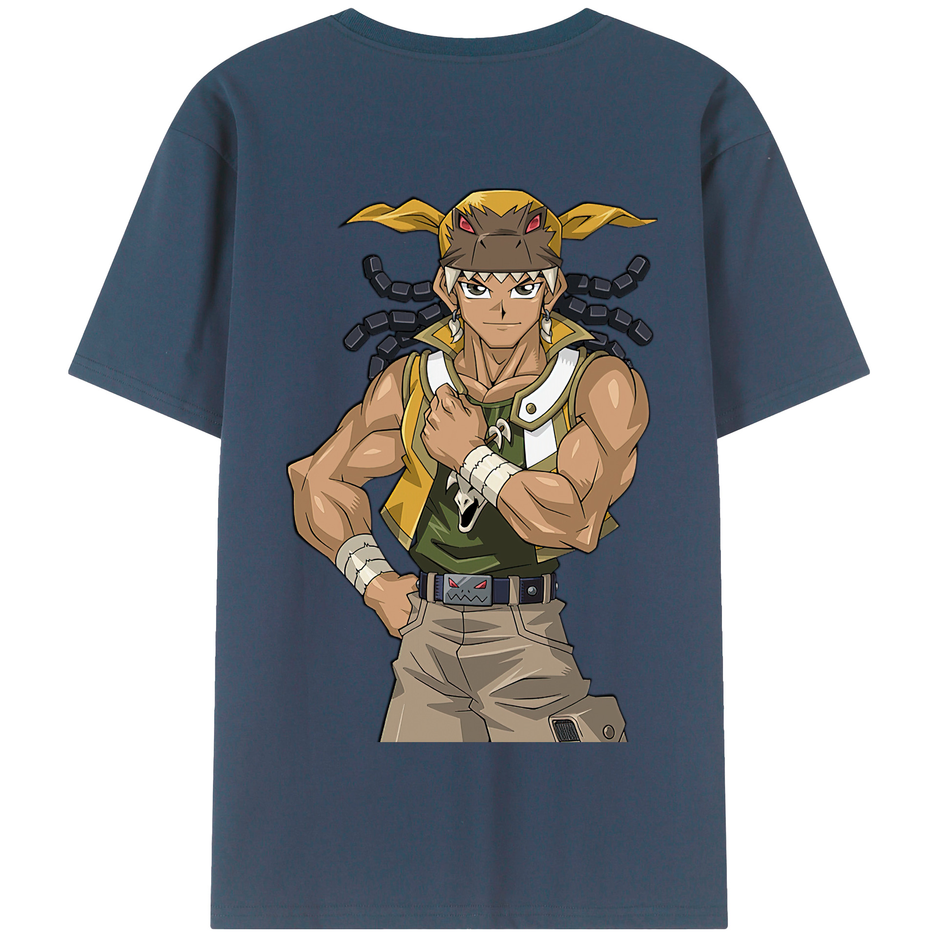 （画像用） 遊☆戯☆王 Yu-Gi-Oh! 綿100％半袖Tシャツ（背面プリント）