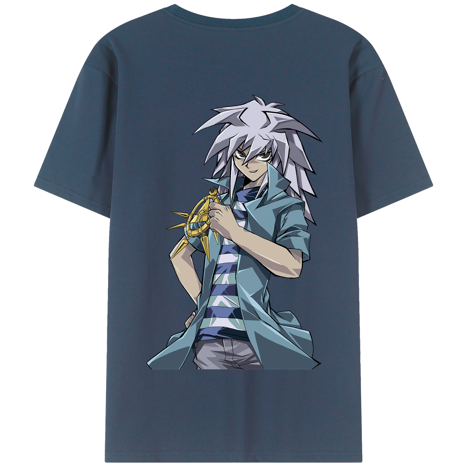 （画像用） 遊☆戯☆王 Yu-Gi-Oh! 綿100％半袖Tシャツ（背面プリント）
