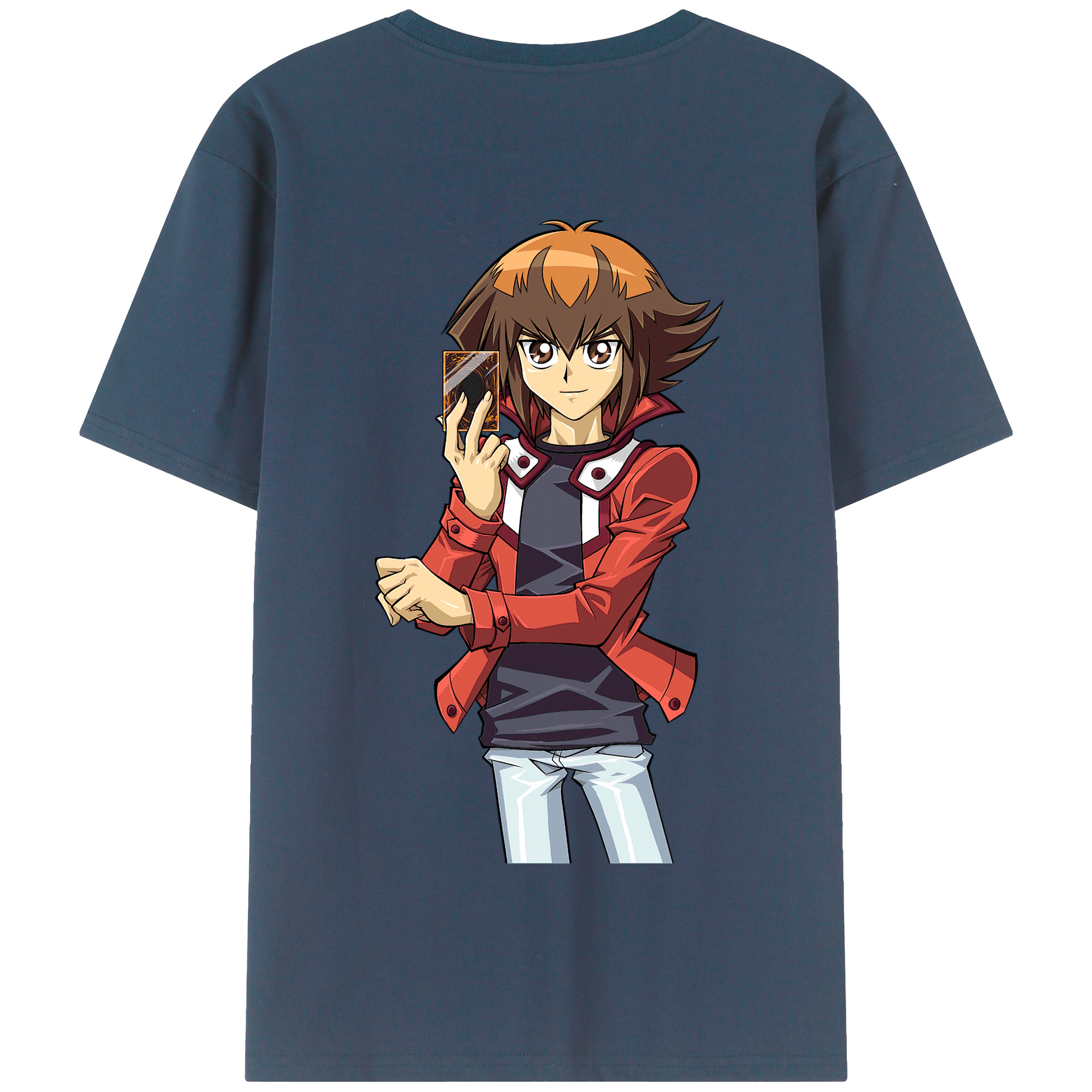 （画像用） 遊☆戯☆王 Yu-Gi-Oh! 綿100％半袖Tシャツ（背面プリント）