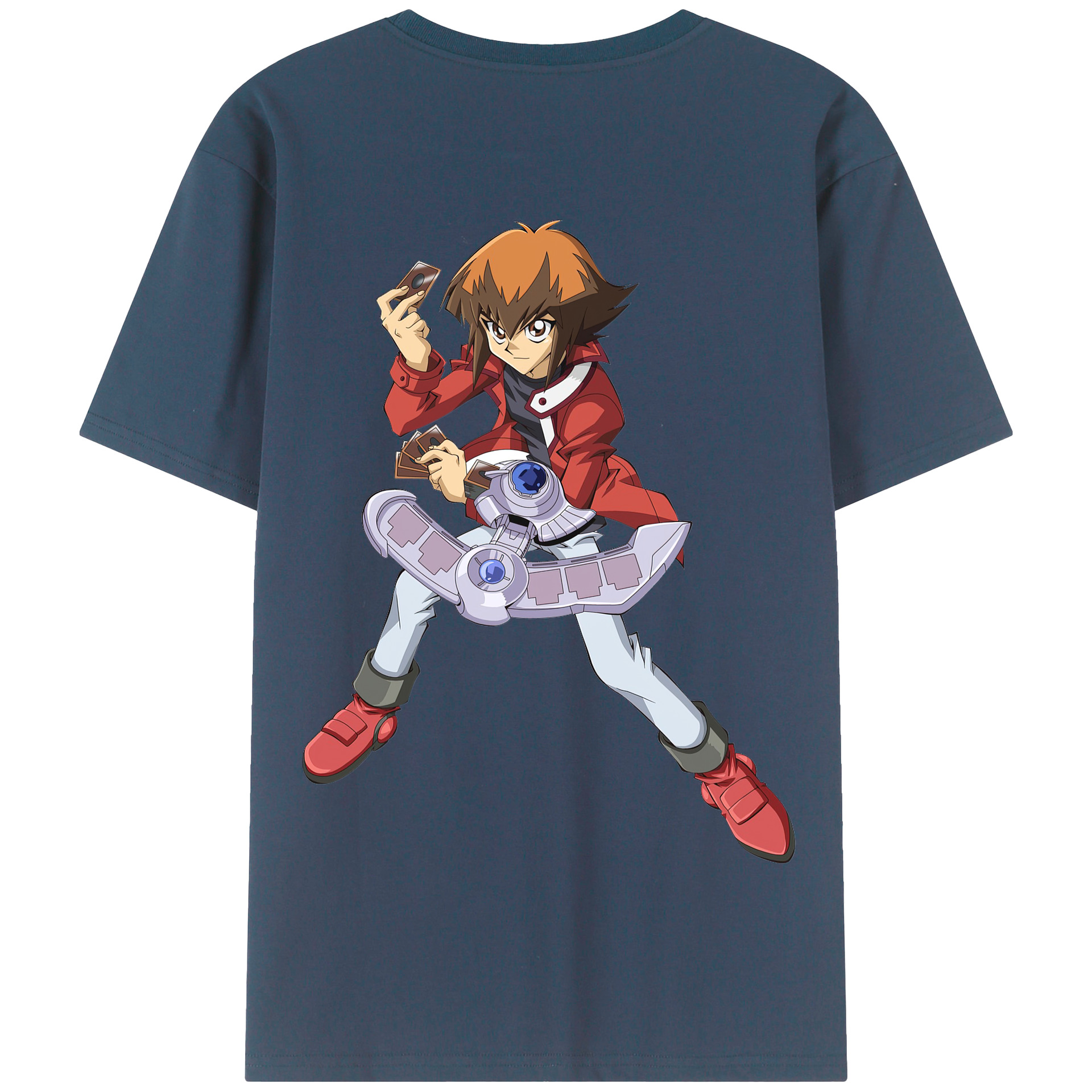 （画像用） 遊☆戯☆王 Yu-Gi-Oh! 綿100％半袖Tシャツ（背面プリント）