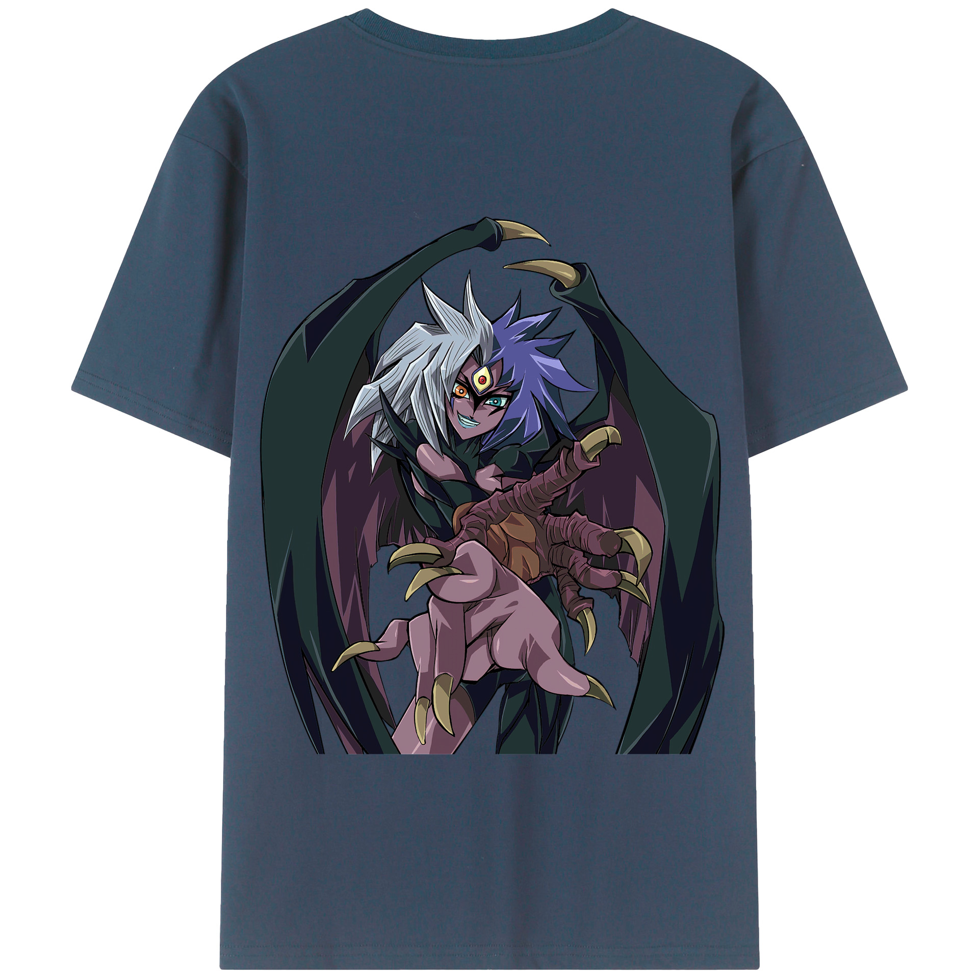 （画像用） 遊☆戯☆王 Yu-Gi-Oh! 綿100％半袖Tシャツ（背面プリント）
