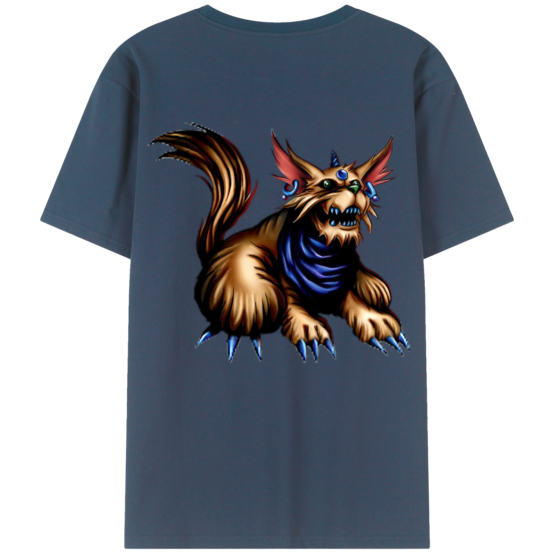 （画像用） 遊☆戯☆王 Yu-Gi-Oh! 綿100％半袖Tシャツ（背面プリント）