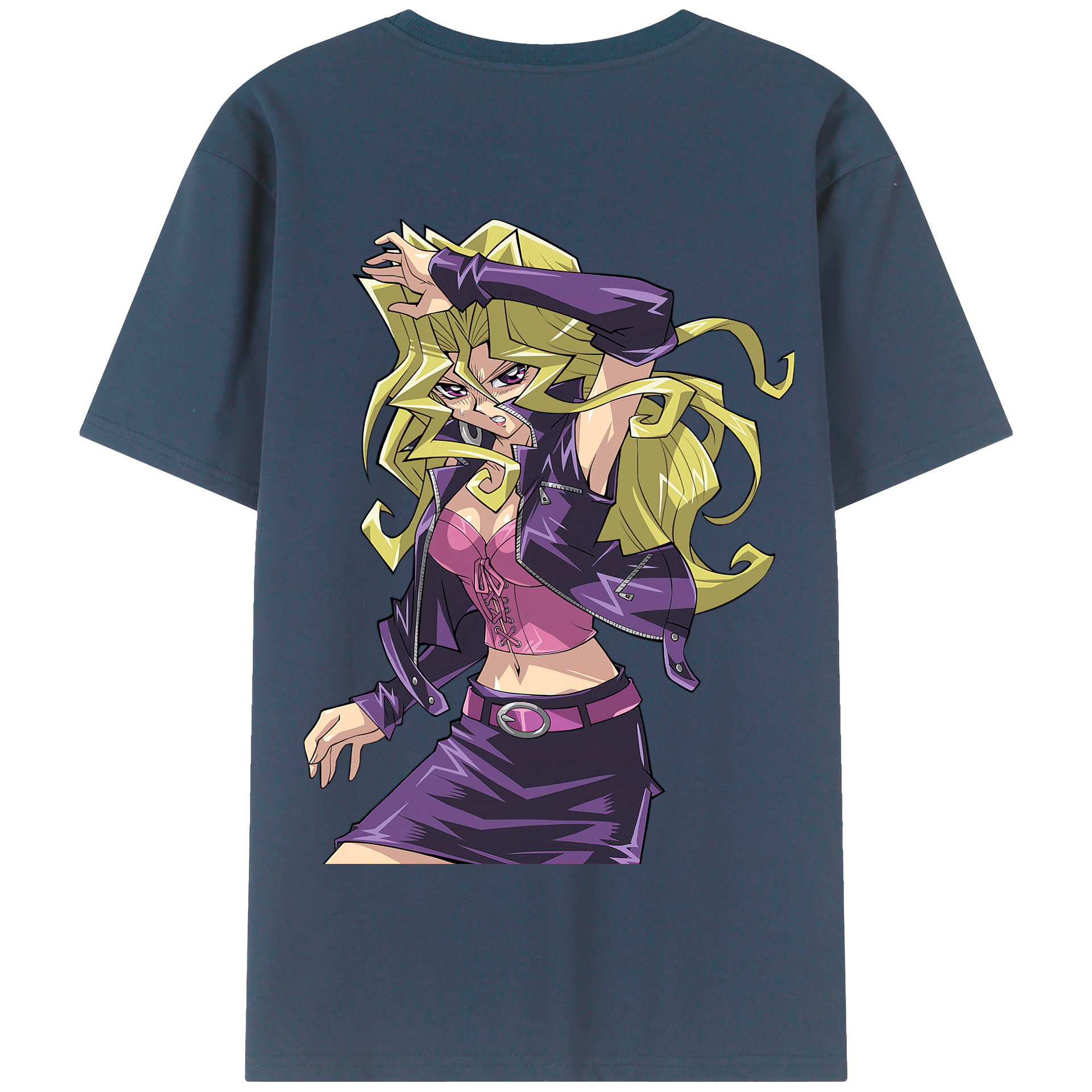 （画像用） 遊☆戯☆王 Yu-Gi-Oh! 綿100％半袖Tシャツ（背面プリント）