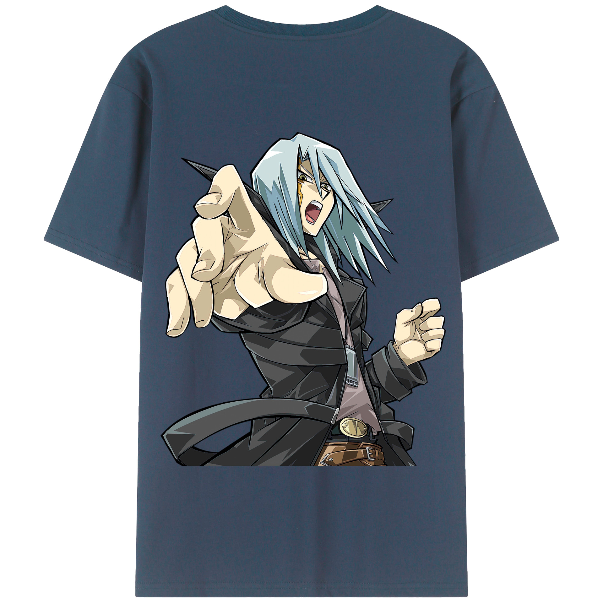 （画像用） 遊☆戯☆王 Yu-Gi-Oh! 綿100％半袖Tシャツ（背面プリント）