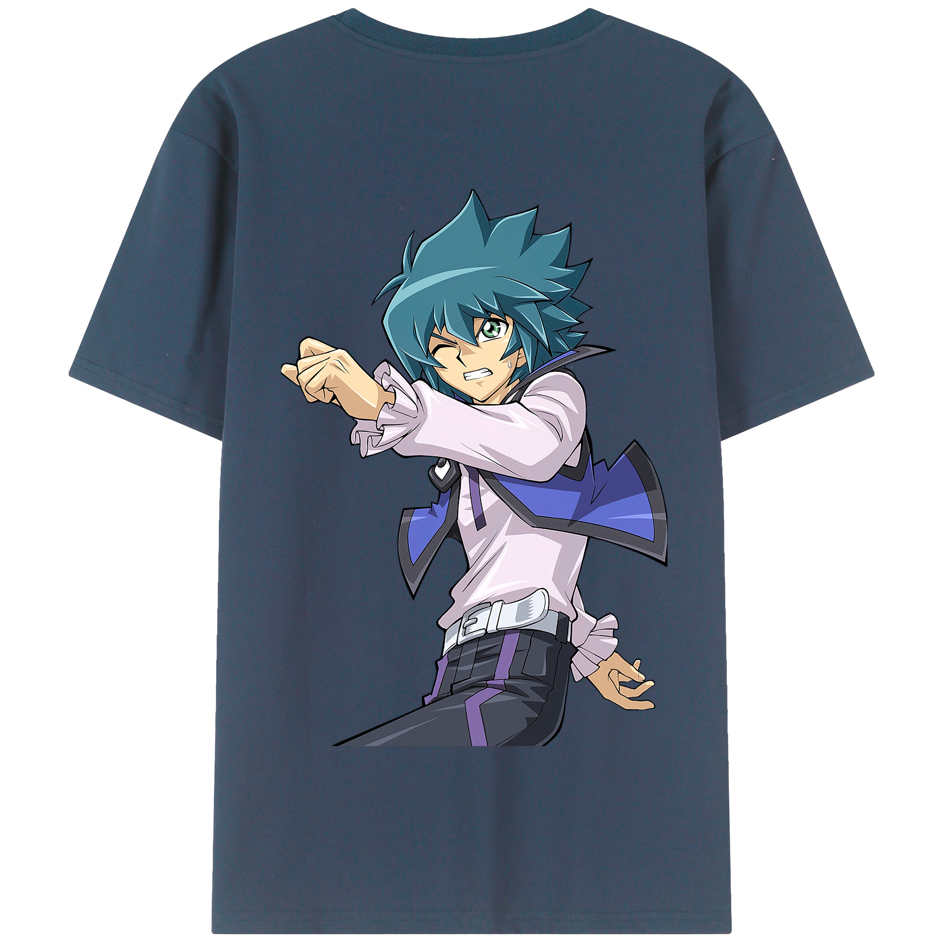 （画像用） 遊☆戯☆王 Yu-Gi-Oh! 綿100％半袖Tシャツ（背面プリント）