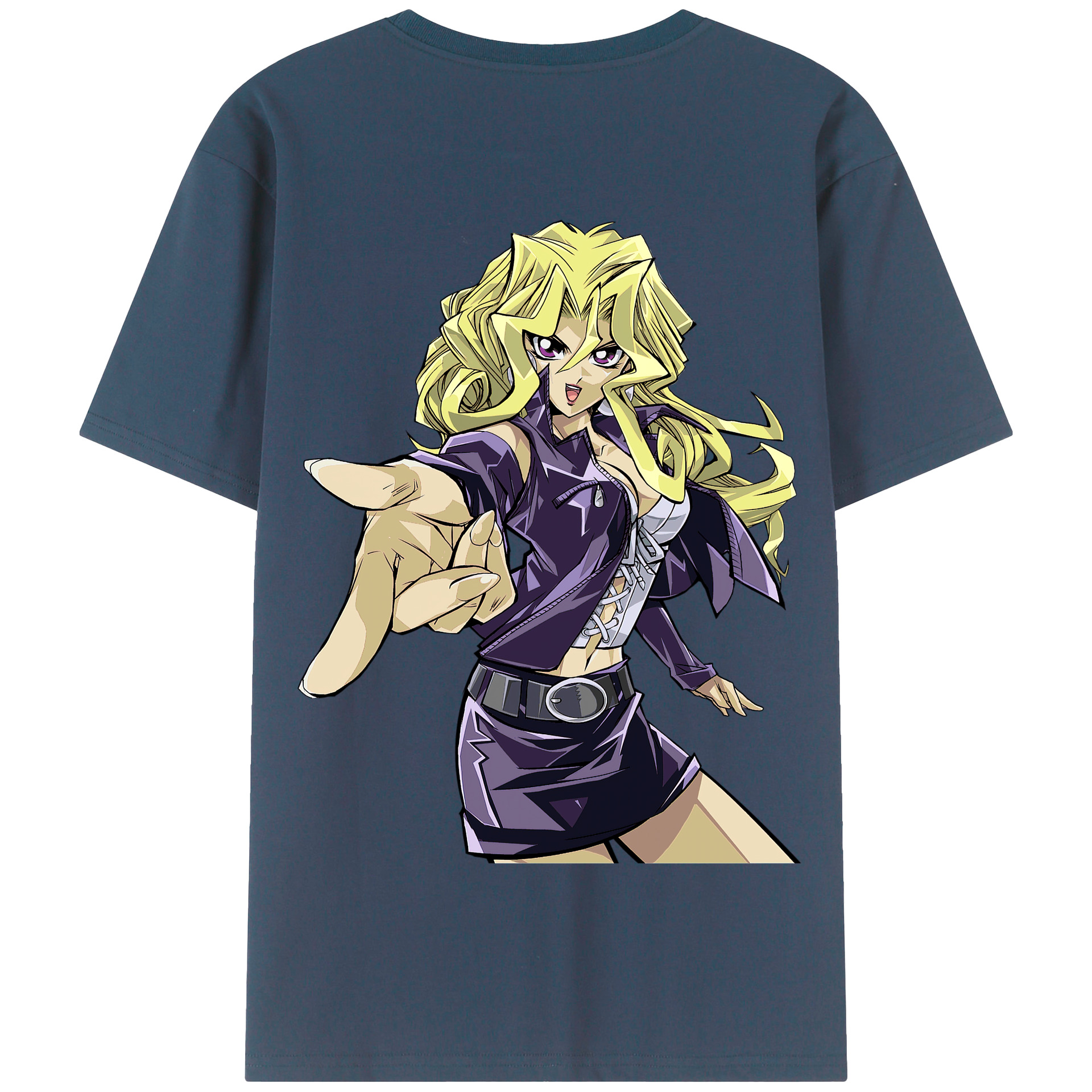 （画像用） 遊☆戯☆王 Yu-Gi-Oh! 綿100％半袖Tシャツ（背面プリント）