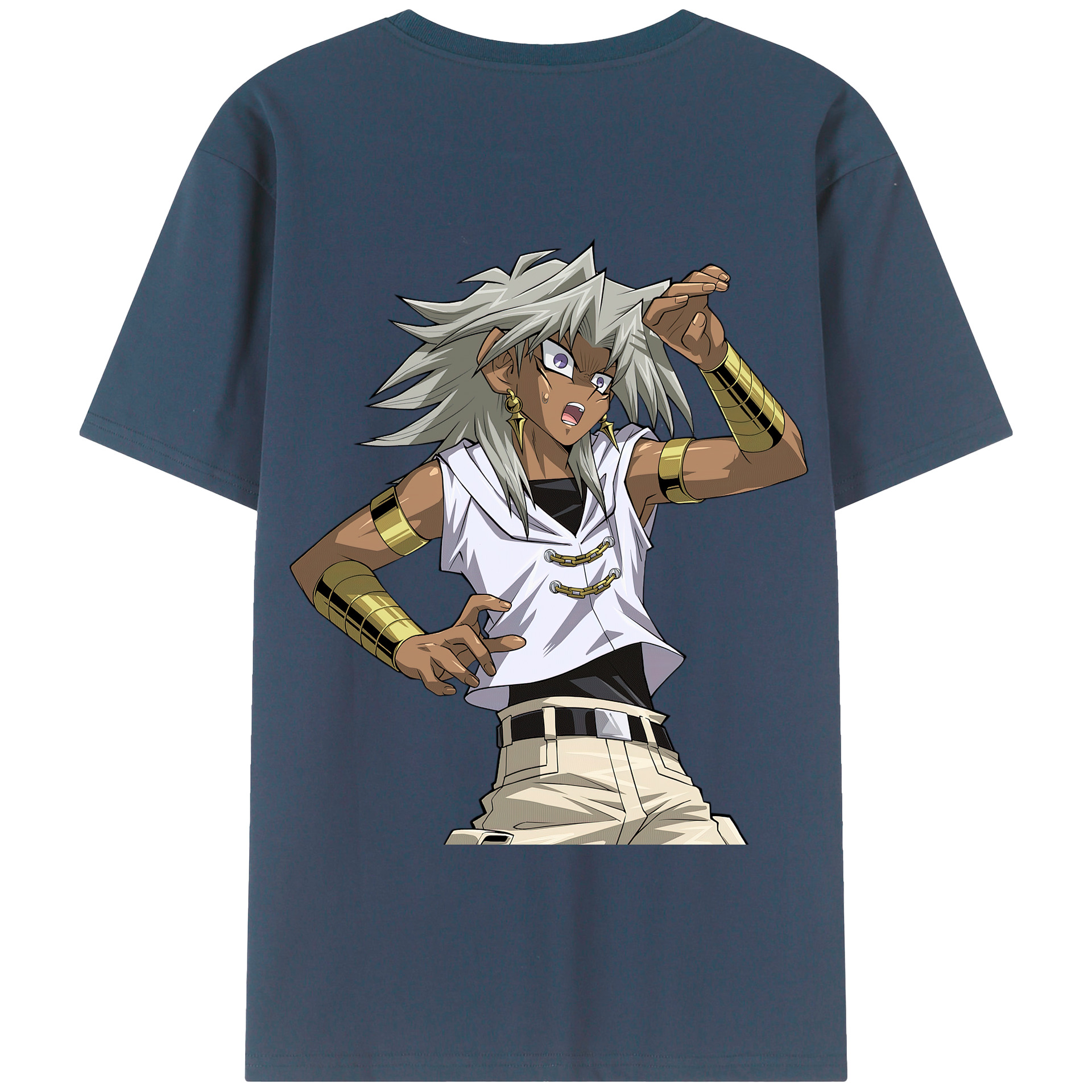 （画像用） 遊☆戯☆王 Yu-Gi-Oh! 綿100％半袖Tシャツ（背面プリント）