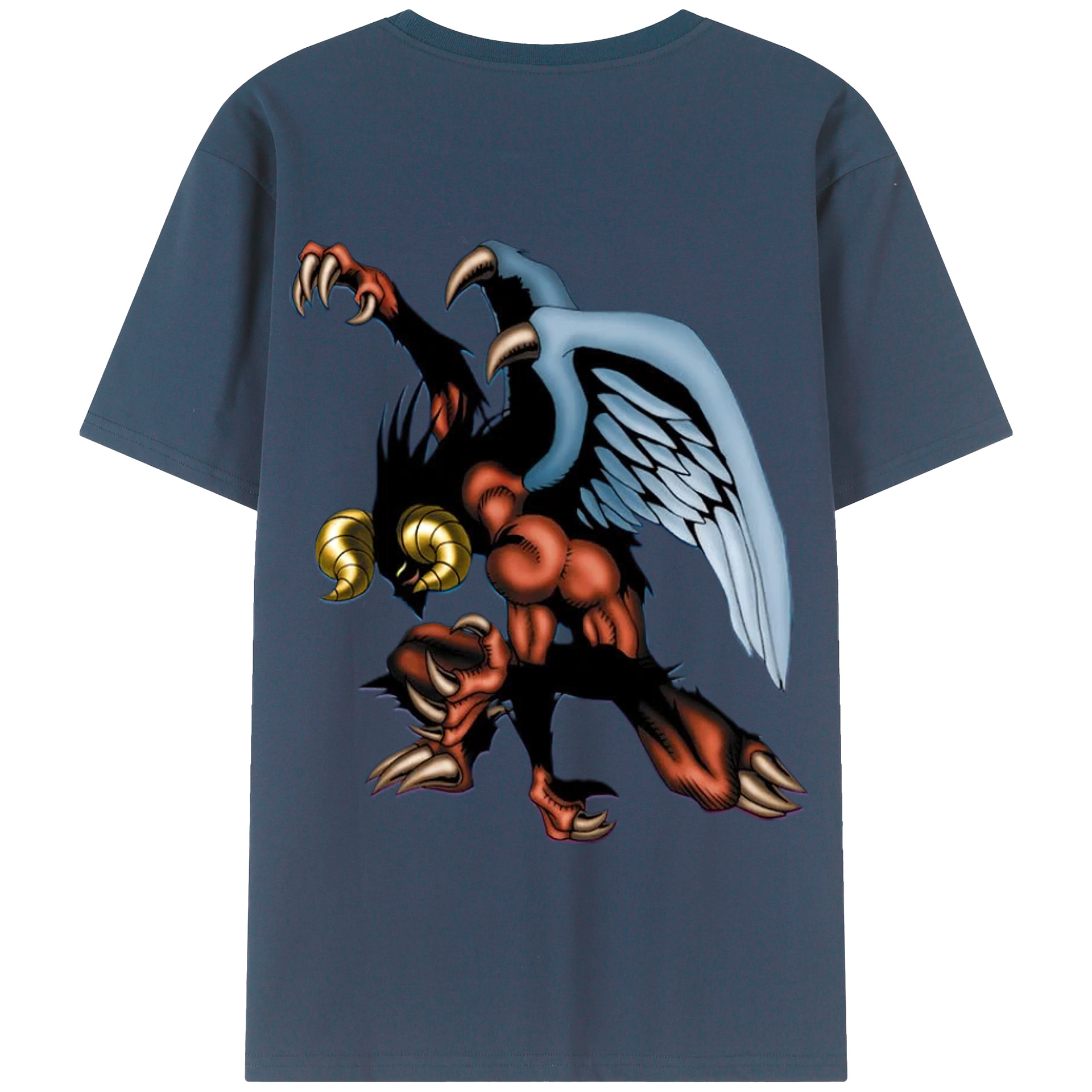 （画像用） 遊☆戯☆王 Yu-Gi-Oh! 綿100％半袖Tシャツ（背面プリント）