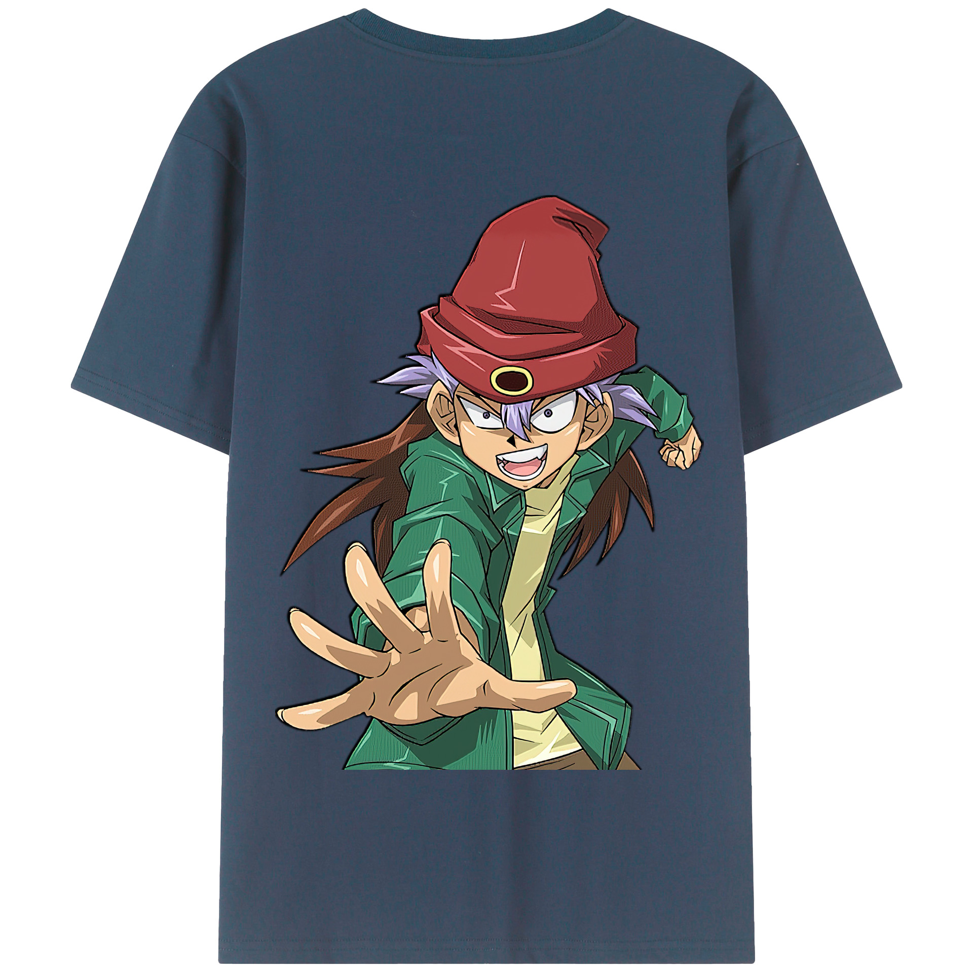 （画像用） 遊☆戯☆王 Yu-Gi-Oh! 綿100％半袖Tシャツ（背面プリント）