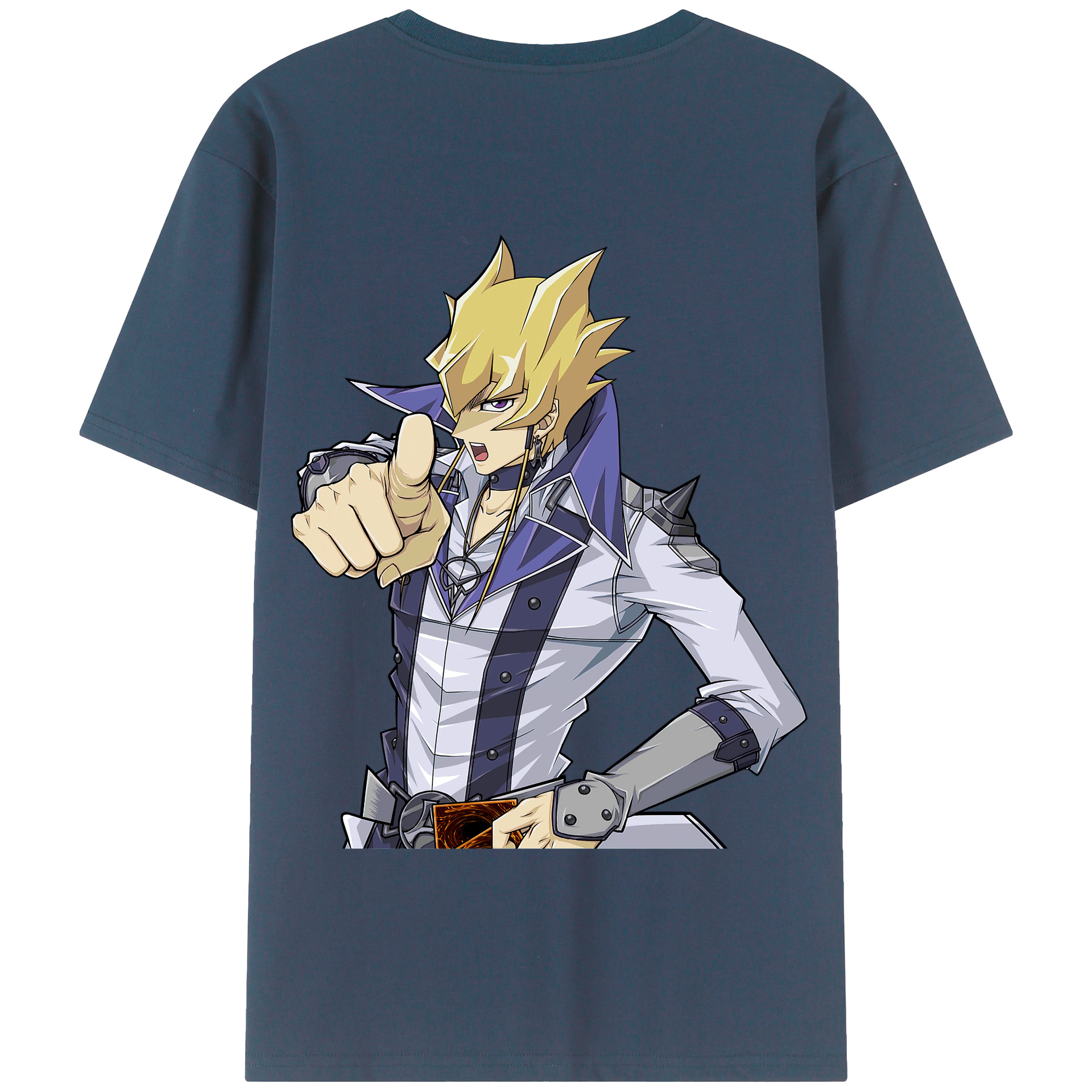 （画像用） 遊☆戯☆王 Yu-Gi-Oh! 綿100％半袖Tシャツ（背面プリント）
