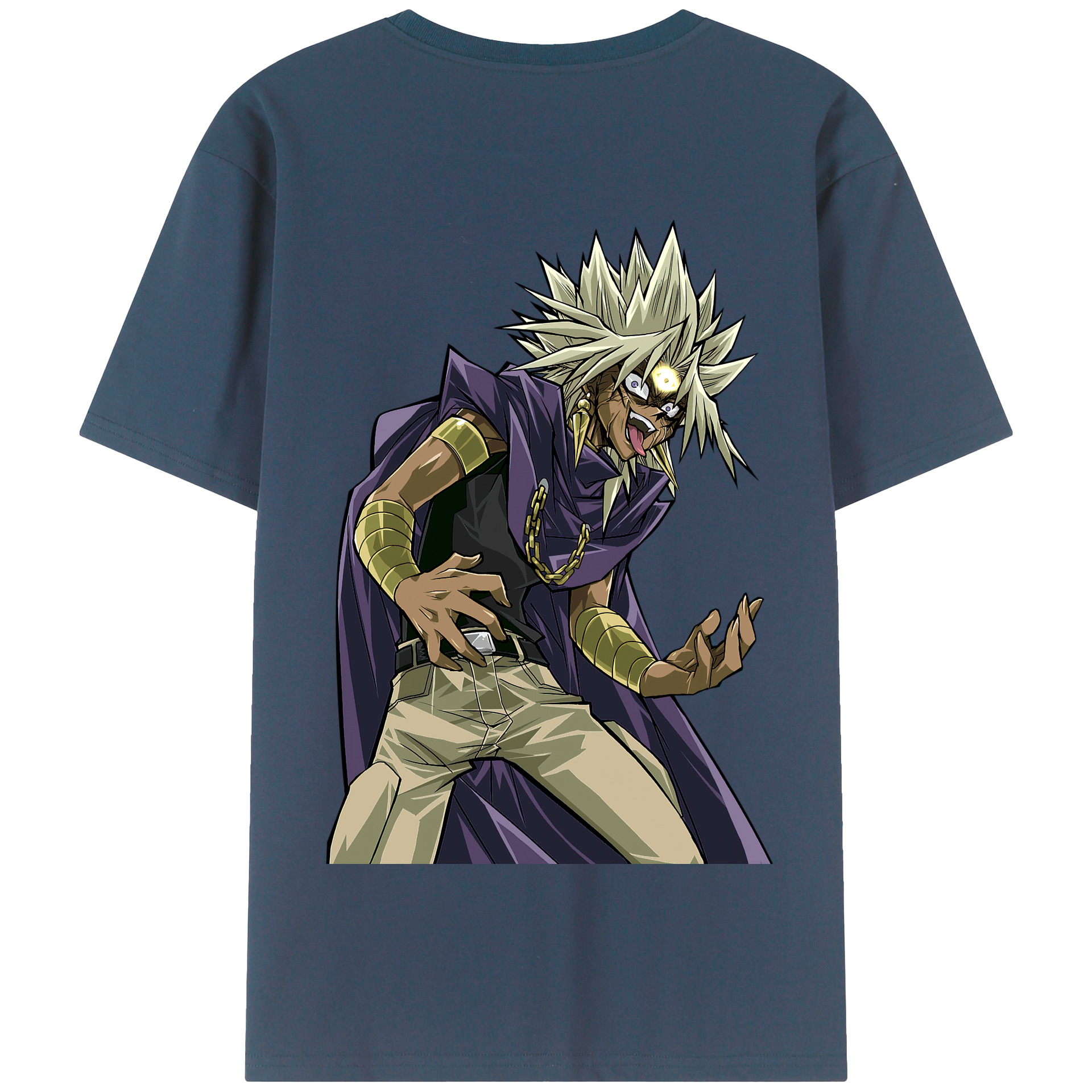 （画像用） 遊☆戯☆王 Yu-Gi-Oh! 綿100％半袖Tシャツ（背面プリント）