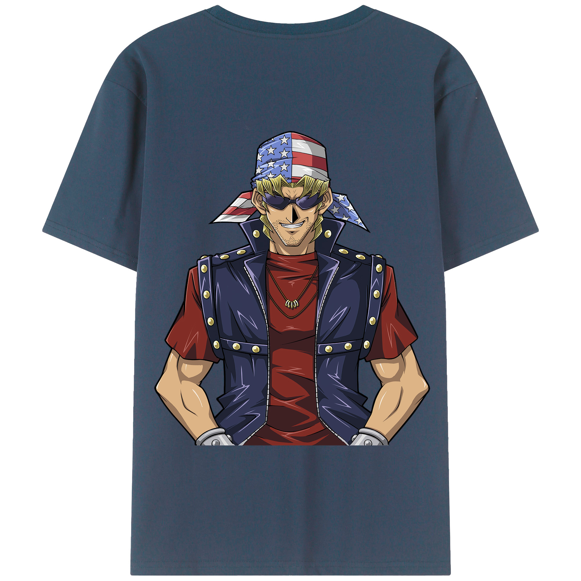 （画像用） 遊☆戯☆王 Yu-Gi-Oh! 綿100％半袖Tシャツ（背面プリント）